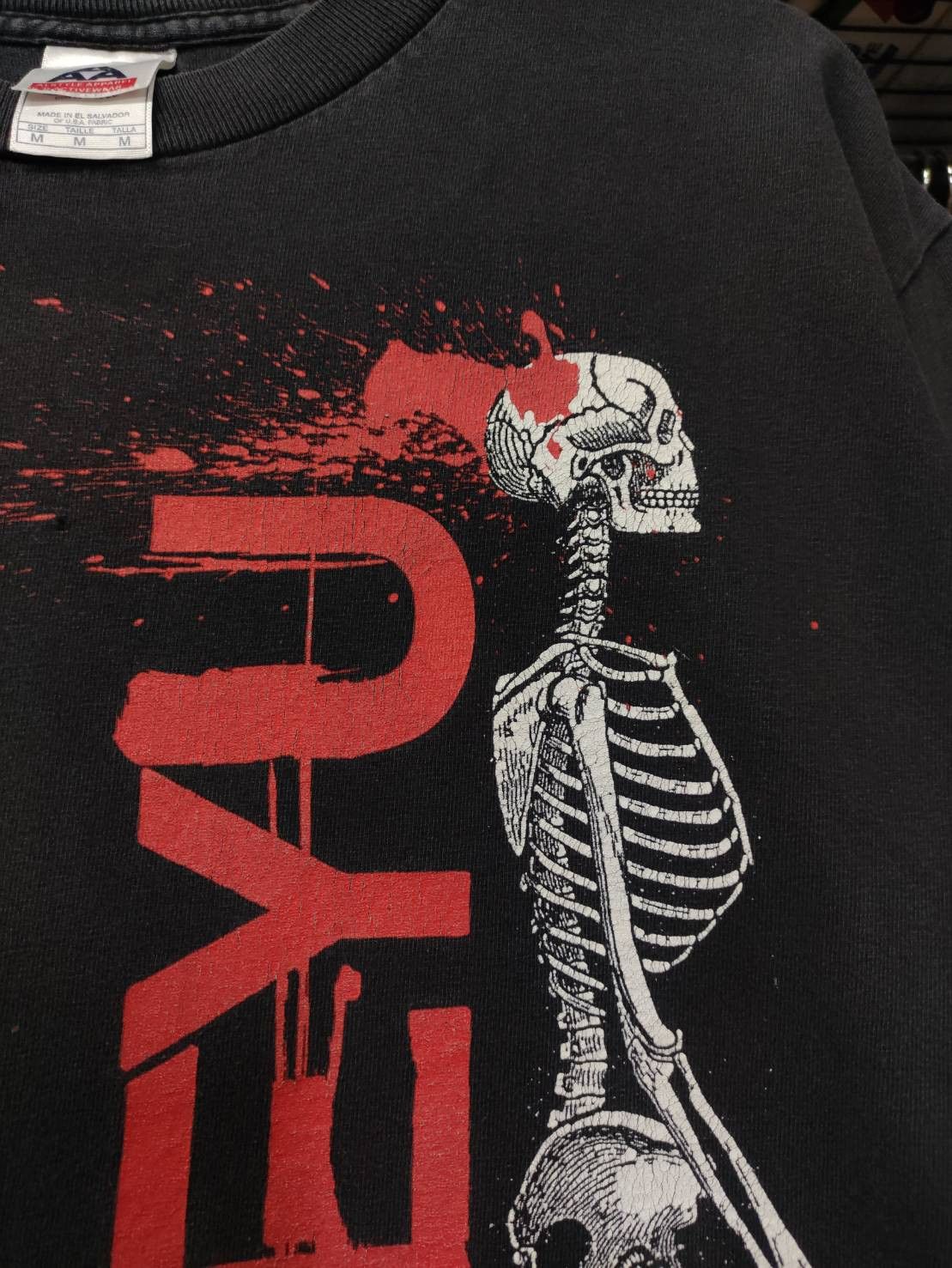 Band Tees Vtg 00's Atreyu Band " Shoot Head Skeleton " T-Shirt Size US M / EU 48-50 / 2 - 3 Thumbnail