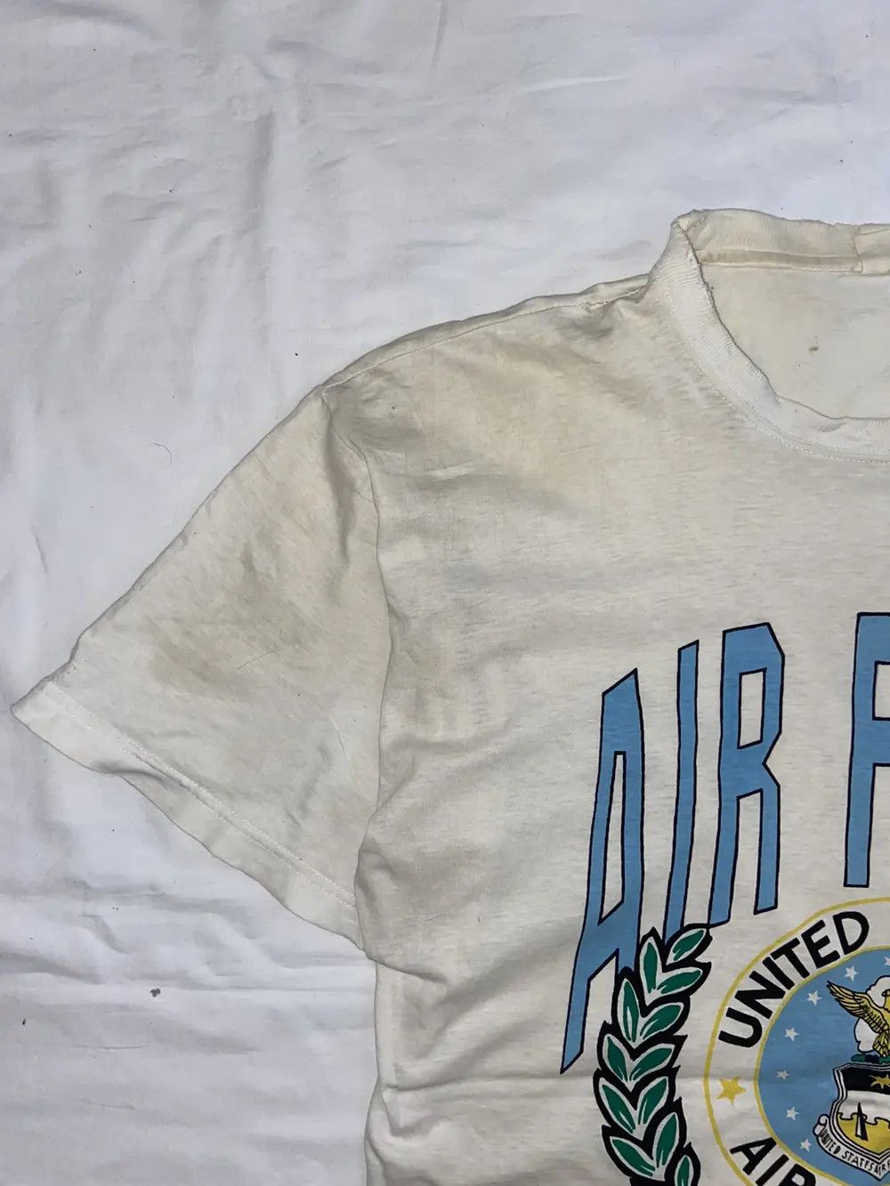 Vintage RARE VINTAGE US AIR FORCE ACADEMY MILITARY USA Y2K T SHIRT Size US XL / EU 56 / 4 - 6 Thumbnail