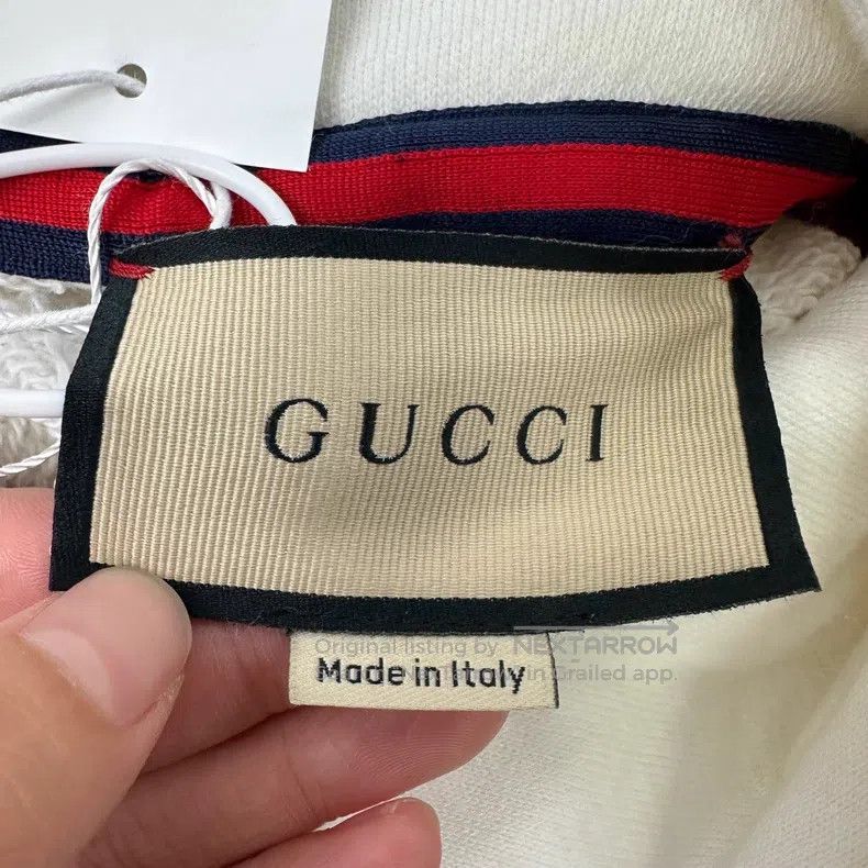 Gucci Gucci White chest double G embroidery logo hooded sweatshi Size XXS / US 00 / IT 34 - 4 Thumbnail