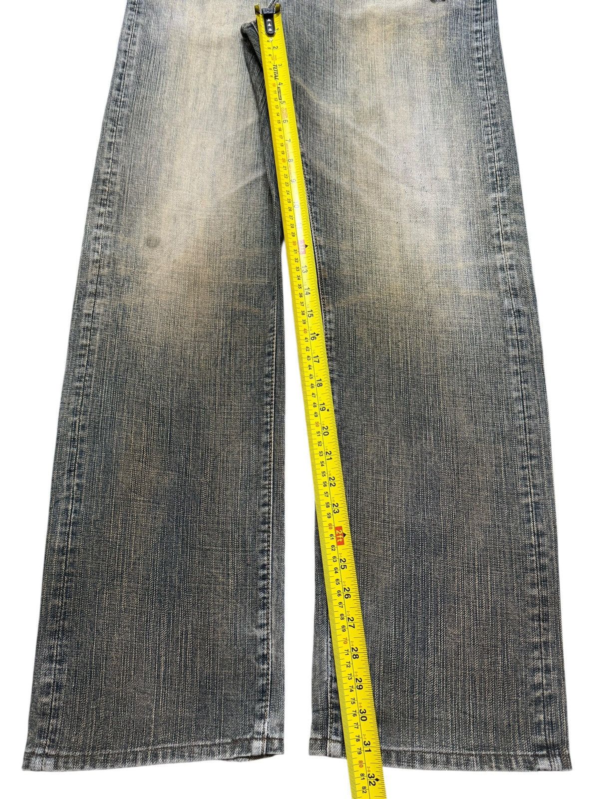 semanticdesign Vintage 90s Japanese Brand Mud Wash Faded Relaxed Wide Leg Size US 32 / EU 48 - 12 Thumbnail