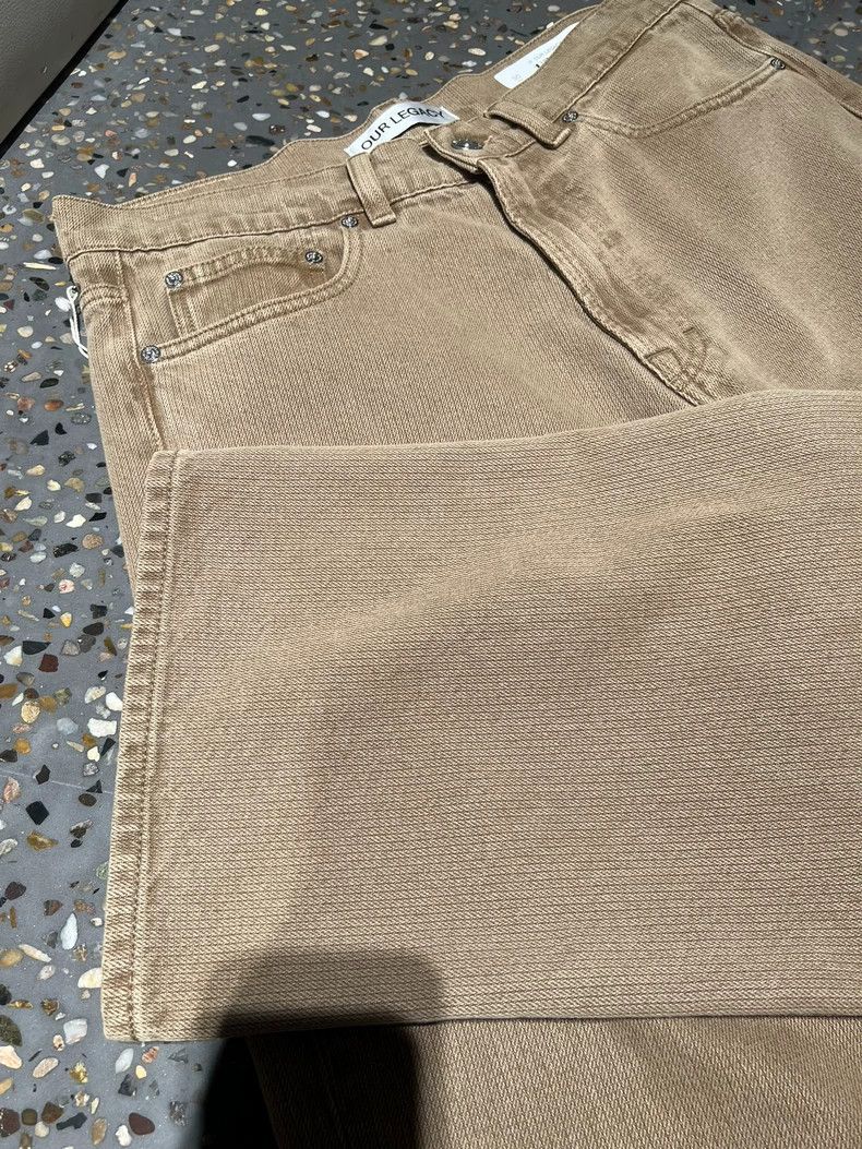 Our Legacy our legacy Khaki straight jeans 2505-Nextarrow Size US 30 / EU 46 - 2 Thumbnail