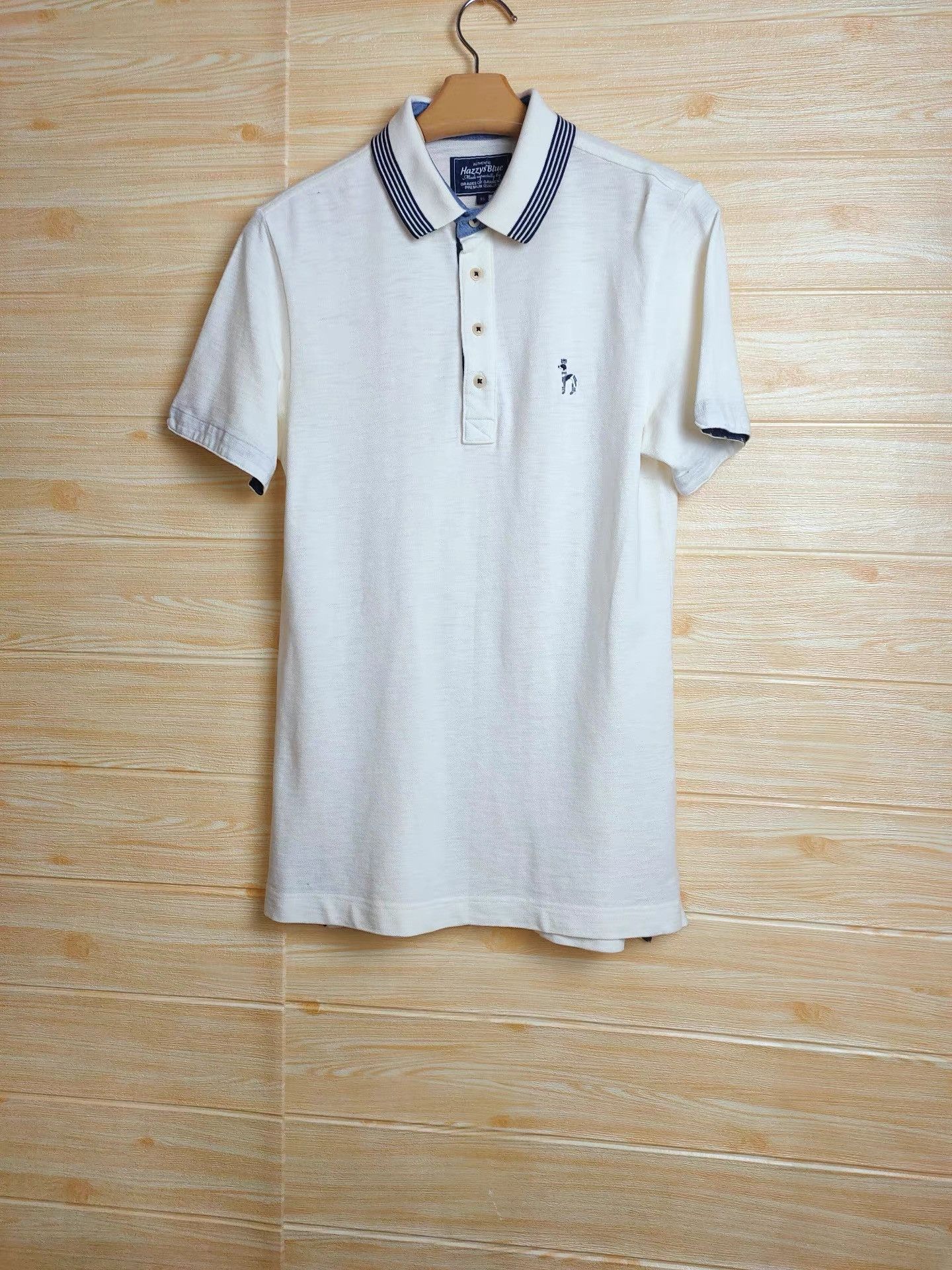 HAZZYS HAZZYS Men's White Short Sleeve Polo Shirt K29 Size US S / EU 44-46 / 1 - 1 Thumbnail