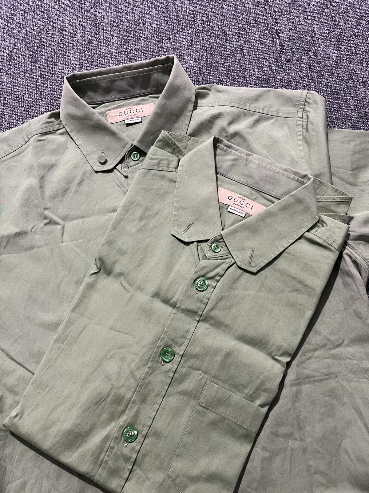 Gucci Rare! 2 Gucci uniform shirt button Size US L / EU 52-54 / 3 - 1 Thumbnail