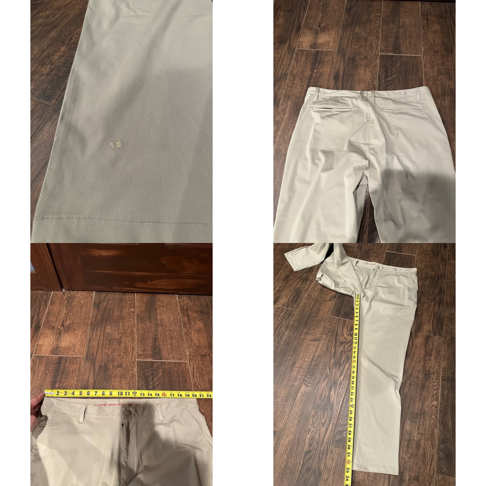Rhone Rhone Pants Mens Beige 40x33 Commuter Pants Size US 40 / EU 56 - 9 Thumbnail