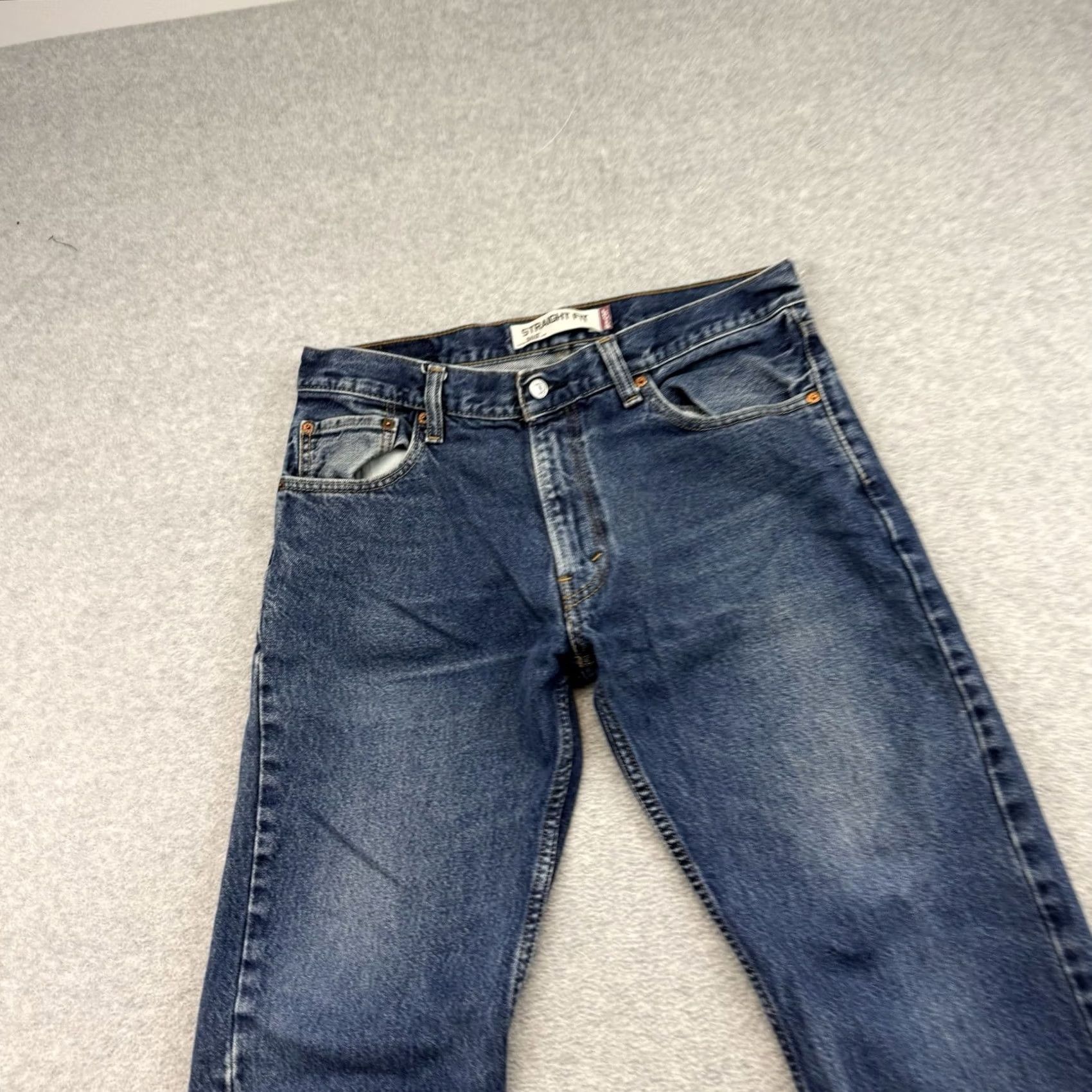 Levi's VINTAGE Levi's 505 Jeans Mens 34x29 Regular Straight Distressed Y2K USA Grunge Size US 34 / EU 50 - 3 Thumbnail