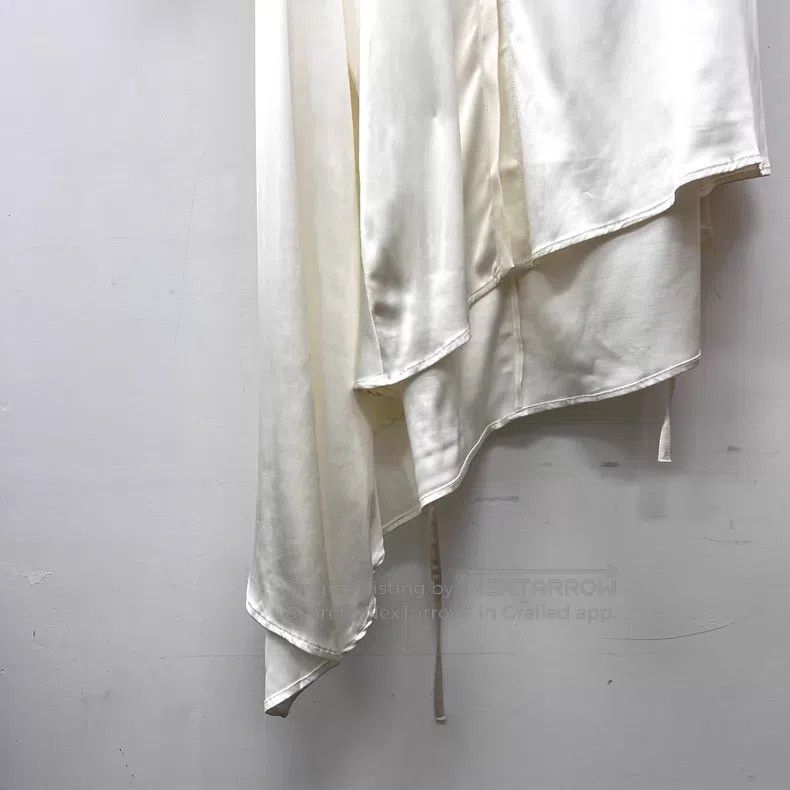 Acne Studios Acne Studios Beige Collar Single Button Long Sleeve Irregu Size XXS / US 00 / IT 34 - 5 Thumbnail