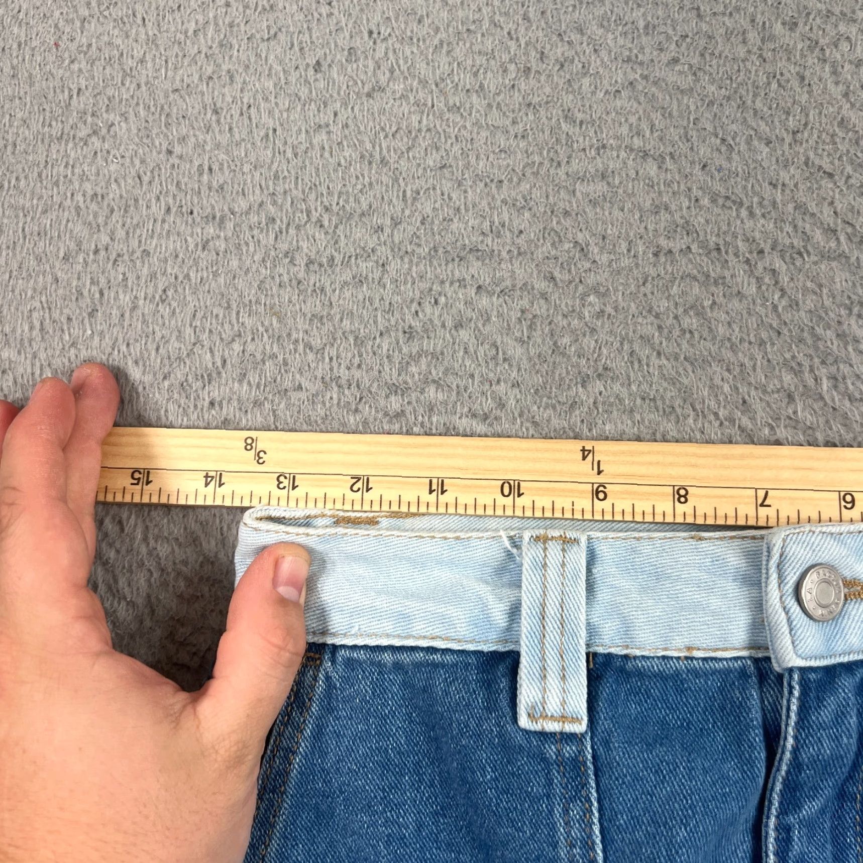 Pacsun Pacsun 90s Boyfriend Carpenter Jeans Womens 28 Blue High Rise Baggy Denim Cargo Size 28" / US 6 / IT 42 - 5 Thumbnail