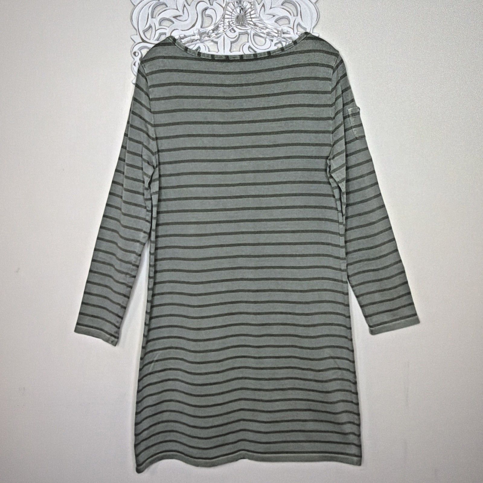 Vineyard Vines Vineyard Vines Women's MEDIUM Pullover Cotton Dress Green Size M / US 6-8 / IT 42-44 - 6 Thumbnail