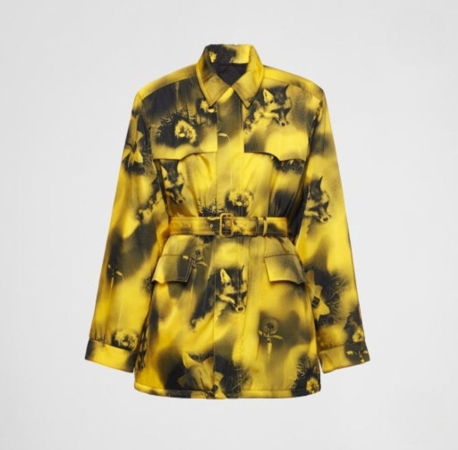 Prada re-nylon art print parka Size US XXL / EU 58 / 5 - 1 Thumbnail