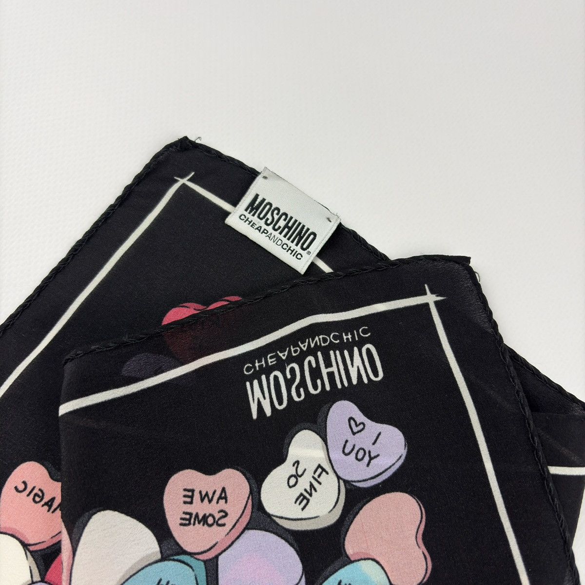 Moschino MOSCHINO Cheap And Chic Silk Scarf Size ONE SIZE - 5 Thumbnail