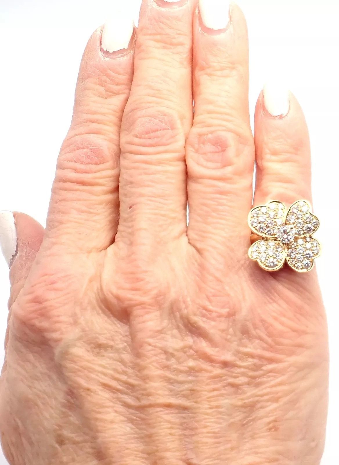 Van Cleef & Arpels Van Cleef & Arpels 18k Yellow Gold Diamond Medium Ring Size ONE SIZE - 3 Thumbnail