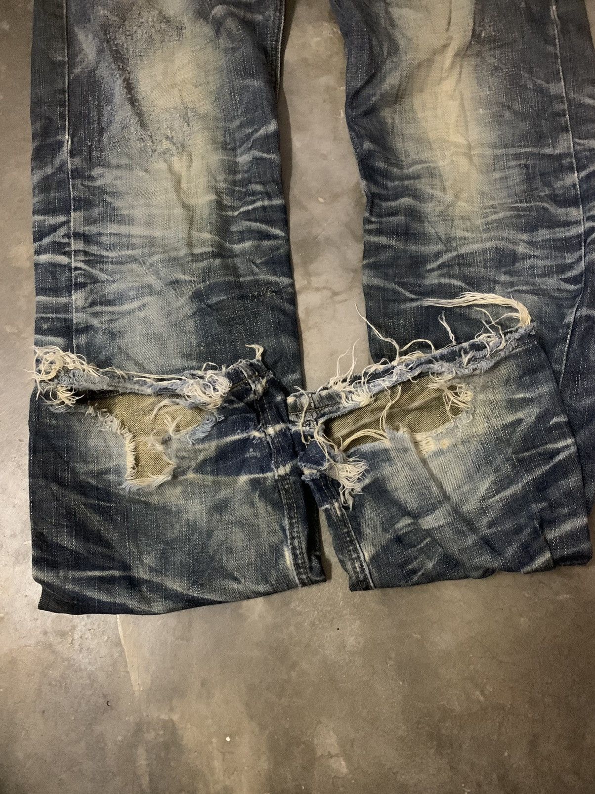 Dsquared2 Dsquared2 Flare Crazy Design Denim Jeans Size US 32 / EU 48 - 6 Thumbnail