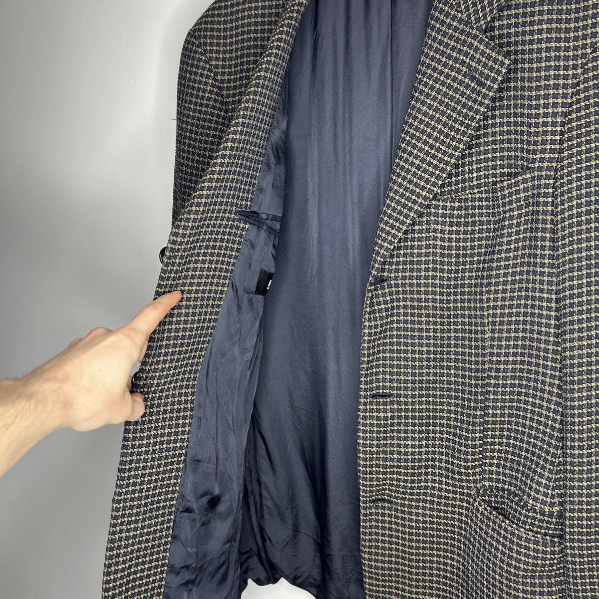 Hugo Boss × Loro Piana × Vintage Vintage Hugo Boss ing Loro Piana Wool cashmere Blazer Size 38R - 8 Thumbnail