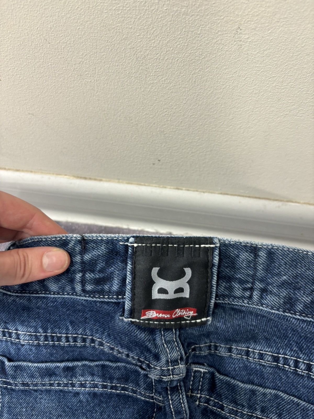 Other Vintage Bronx Clothing Y2K Skate Hype Blue Denim Baggy Jeans Size US 28 / EU 44 - 8 Thumbnail