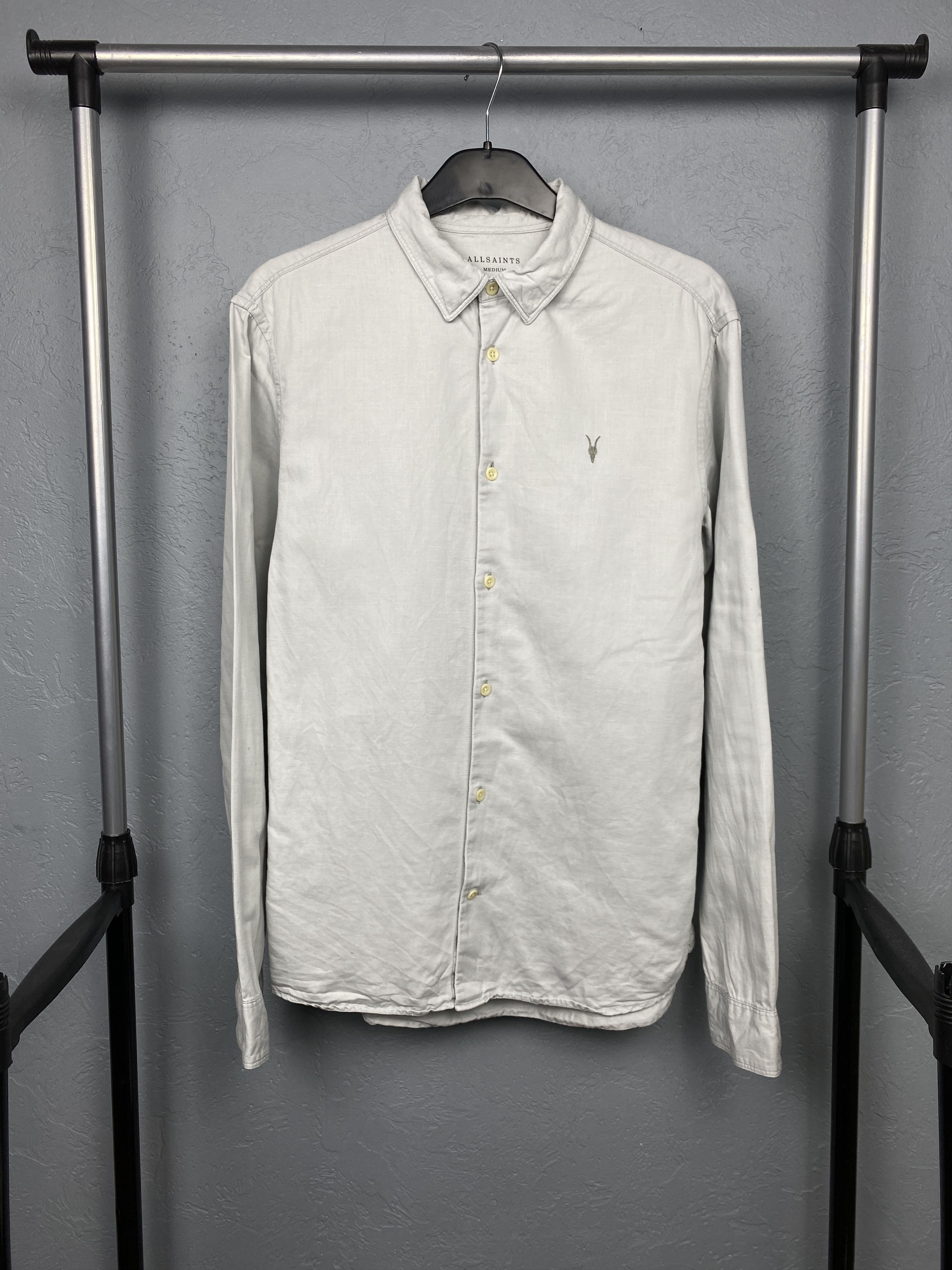Allsaints Allsaints Vintage Mens Hermosa Long Sleeve Shirt Size US M / EU 48-50 / 2 - 1 Thumbnail