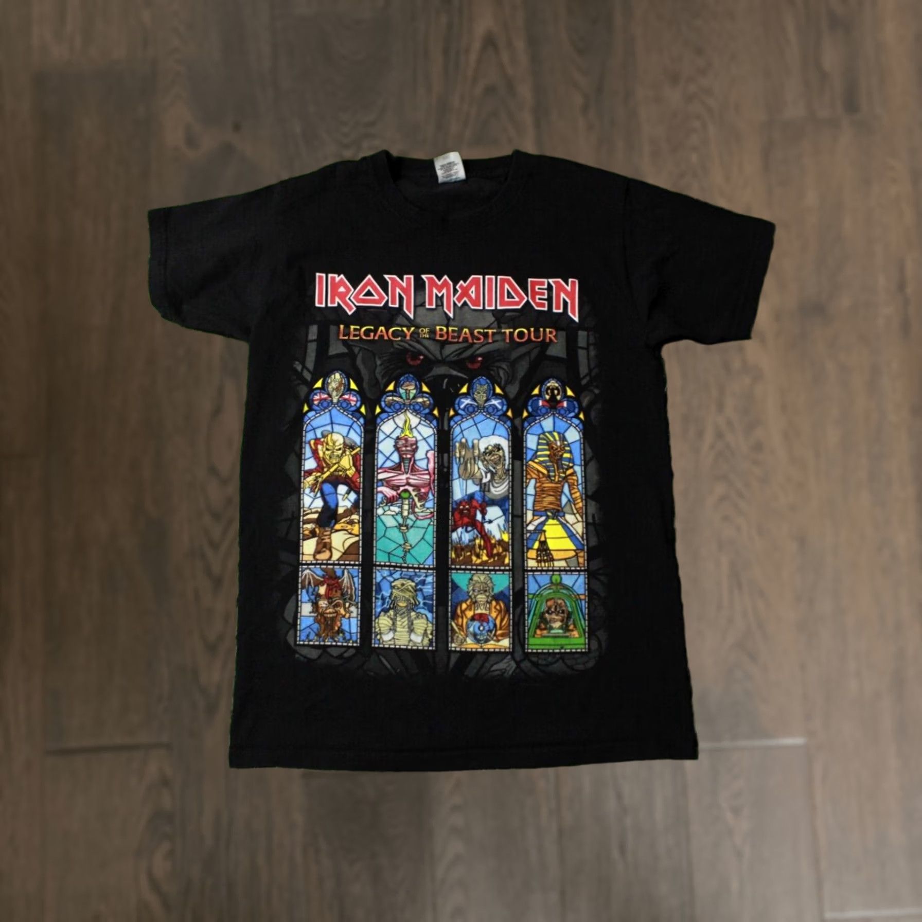 Fruit Of The Loom Iron Maiden Legacy Of The Beast European Tour 2018 Shirt JERSEY TEE Fruit of the Loom S Men Black 2010s Vintage No Size US S / EU 44-46 / 1 - 1 Thumbnail