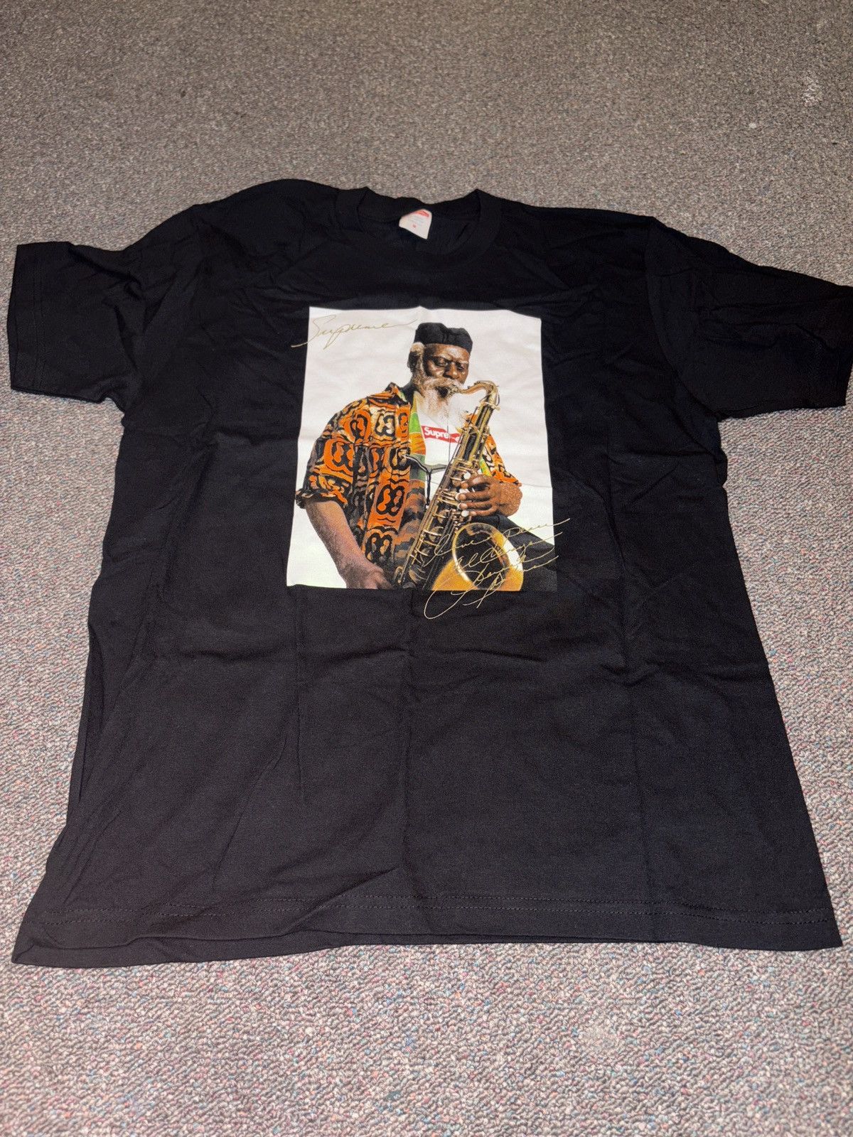 Buy Supreme Pharoah Sanders Tee Black - Novelship