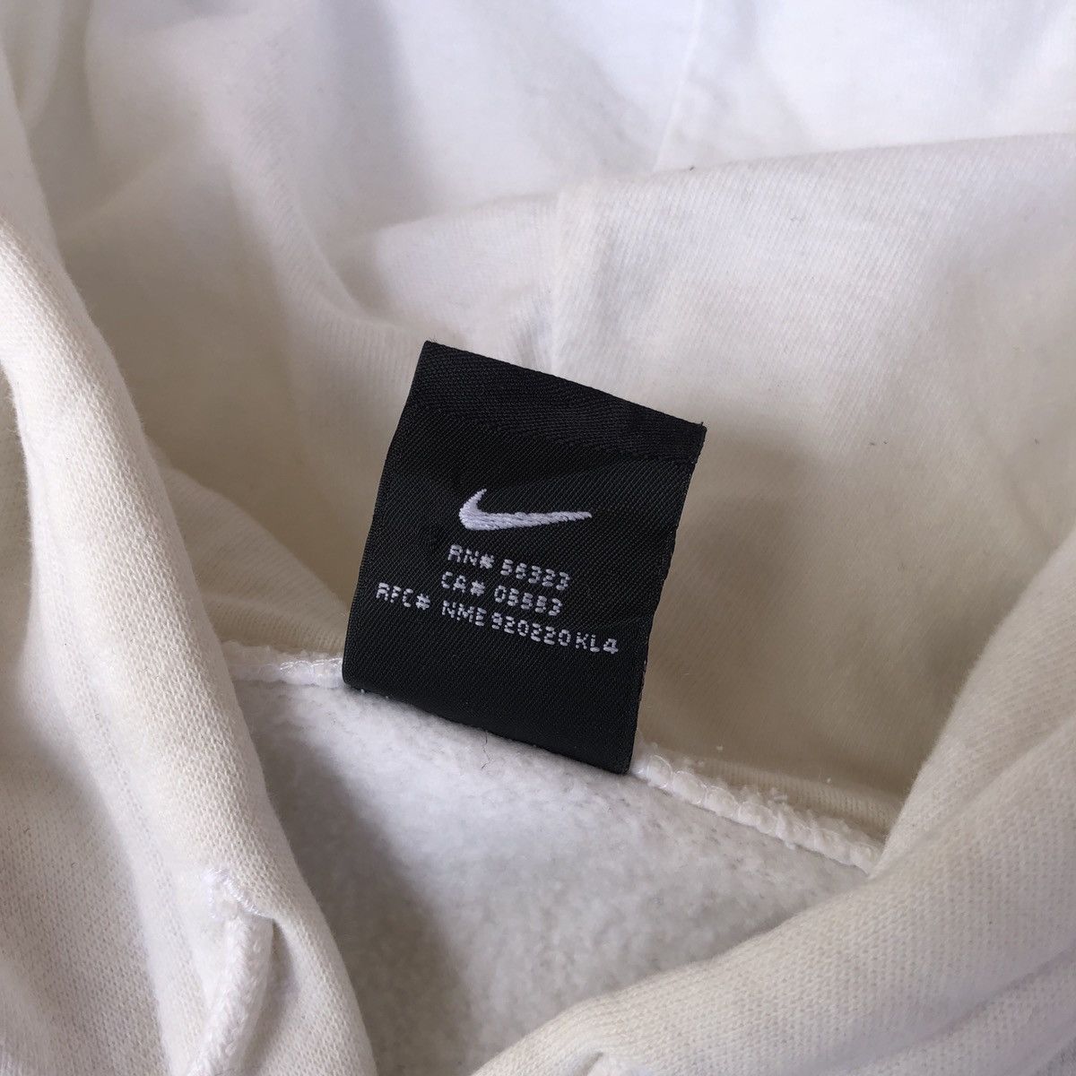 Nike × Vintage 90's Nike Washington Hoodie White Large Size US XL / EU 56 / 4 - 7 Thumbnail