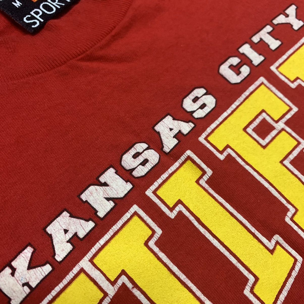 NFL × Vintage 90s Vintage Kansas City Chiefs NFL T-shirt Size US M / EU 48-50 / 2 - 5 Thumbnail