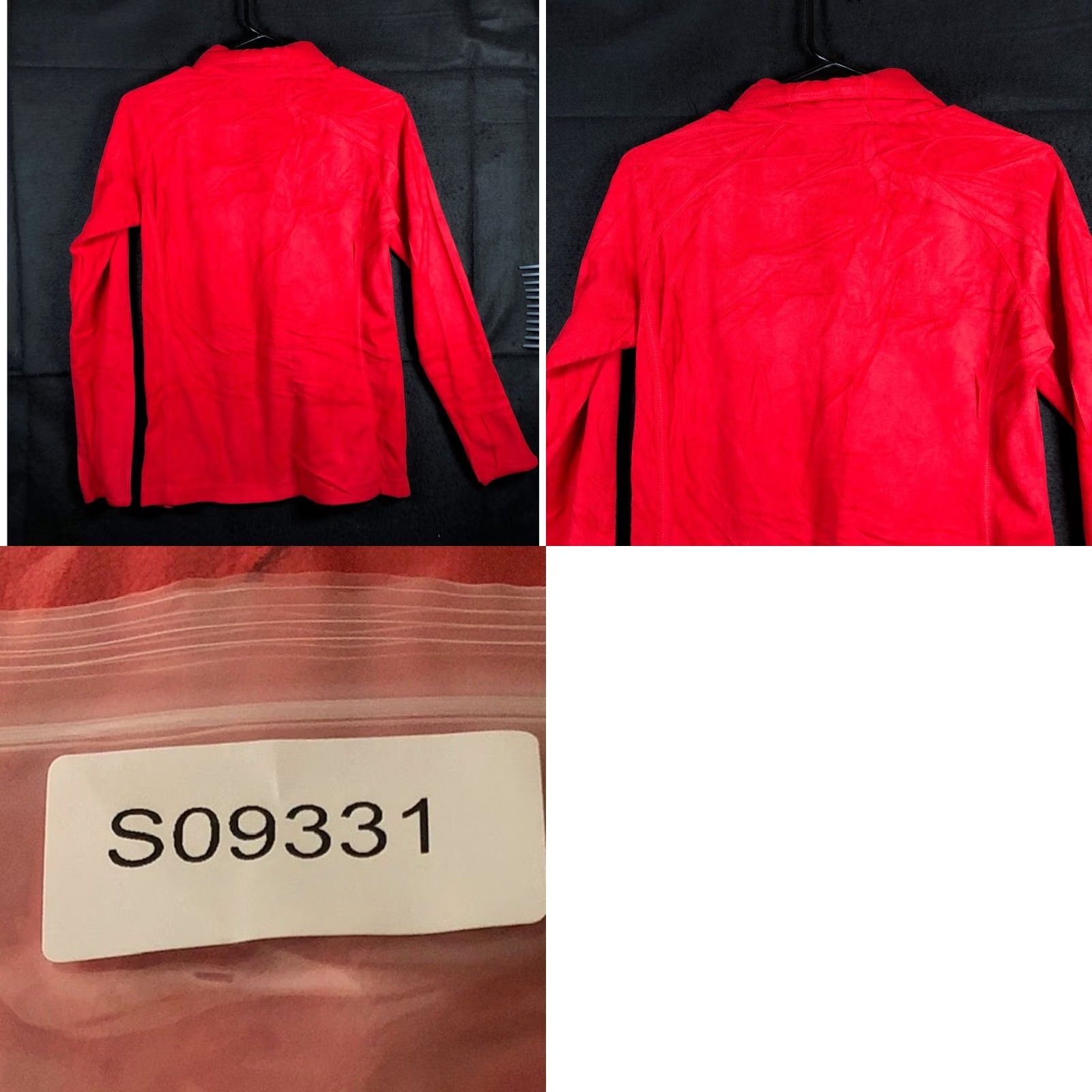 Vintage Columbia Womens Sweater Red Pullover 1/4 Zip Fleece Outdoors Stretch Medium Regular Long Sleeve V-Neck Solid Cotton? Polyester Spandex Size M / US 6-8 / IT 42-44 - 8 Thumbnail
