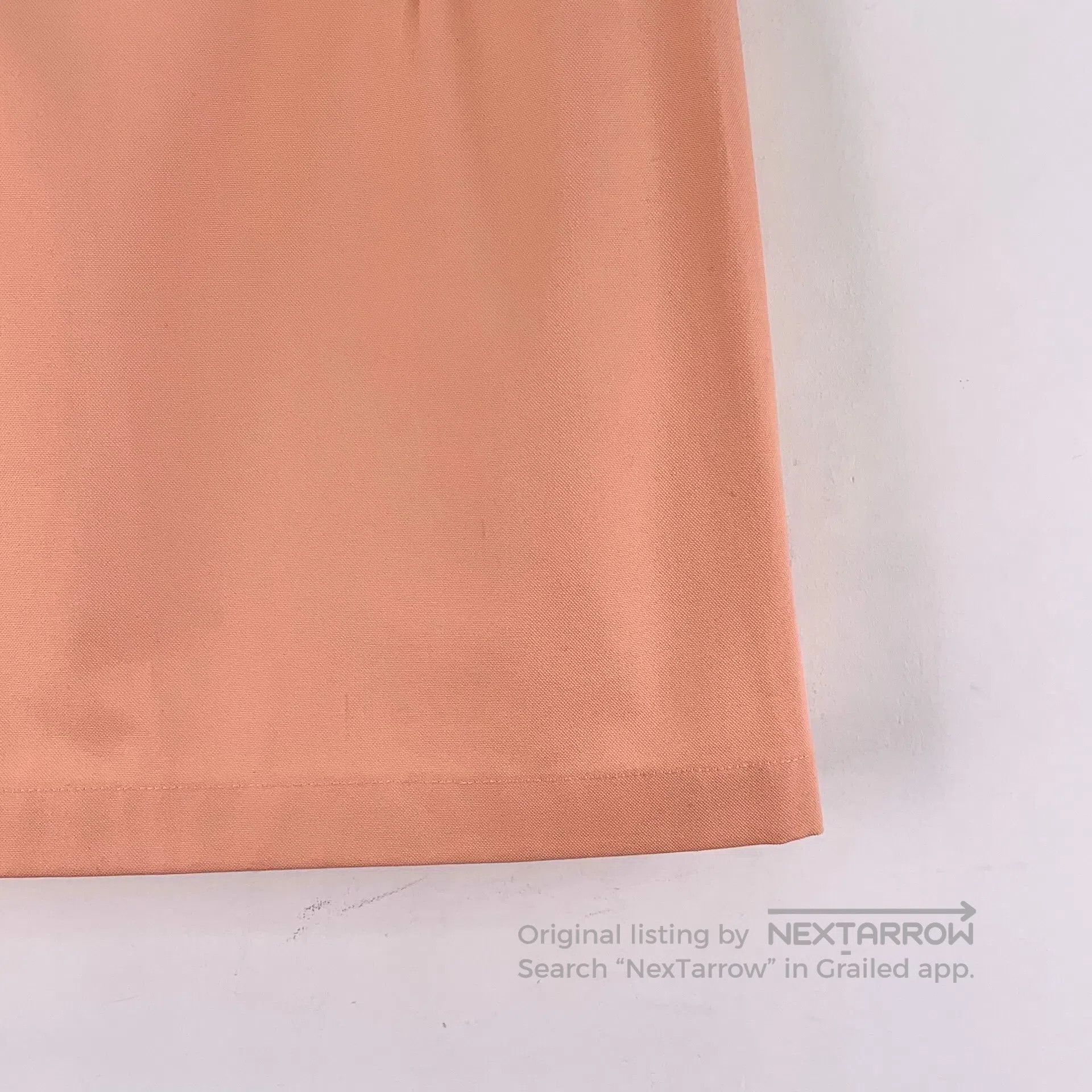 Hermes Hermes Apricot bell chain decoration cotton casual half sk Size 33" - 5 Thumbnail