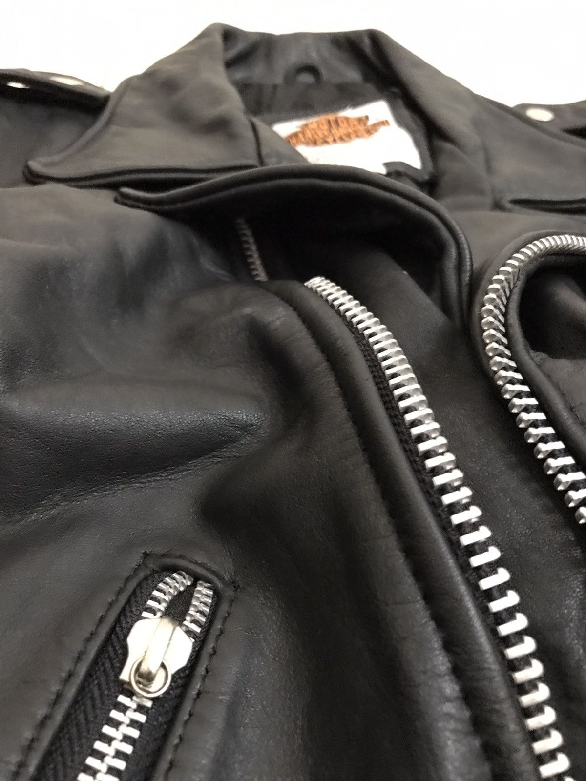 Harley Davidson Harley Davidson Black Leather Motorcycle Jacket Size US S / EU 44-46 / 1 - 12 Thumbnail