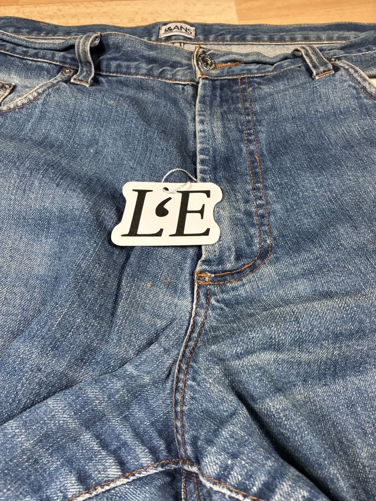 Dolce & Gabbana Mens Vintage Dolce Gabanna Baggy Jeans Size L Size US 35 - 7 Thumbnail