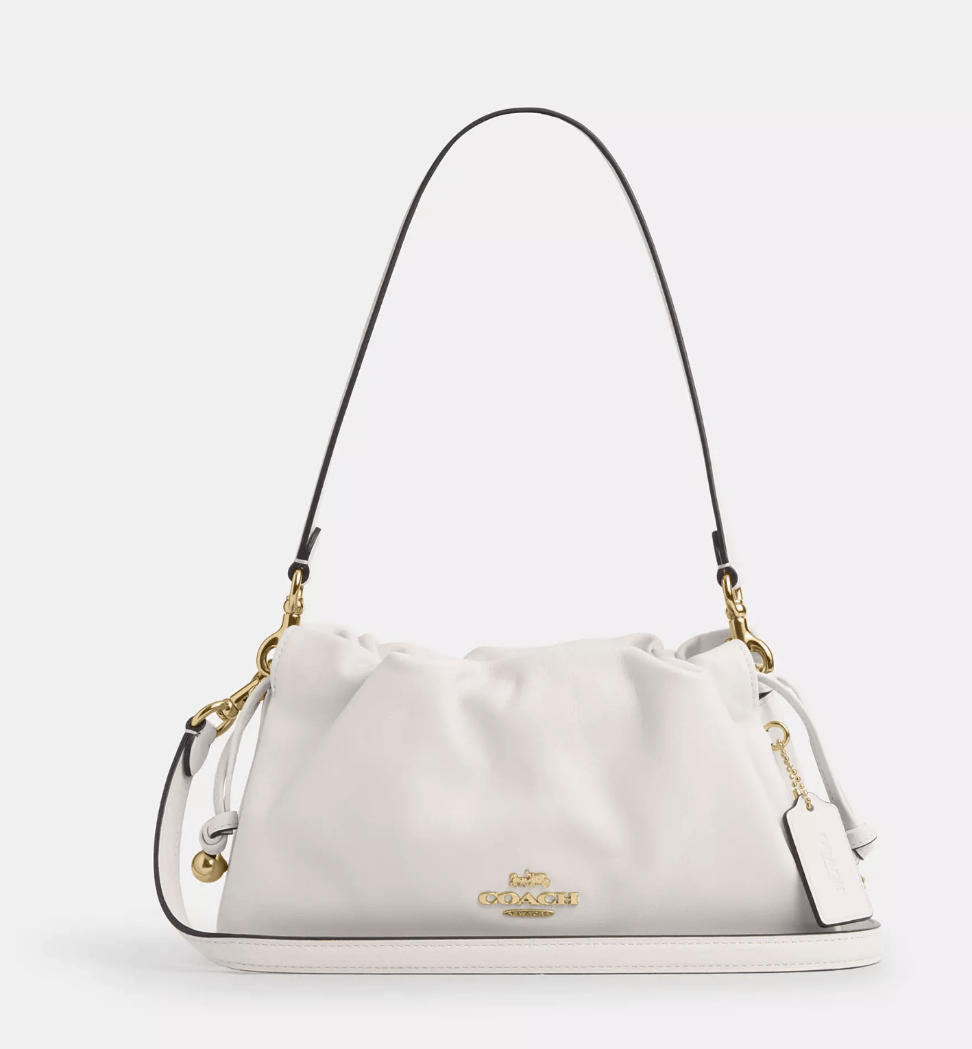 Coach NWT Coach Faye Shoulder Bag With Ruching CV529 Size ONE SIZE - 5 Thumbnail