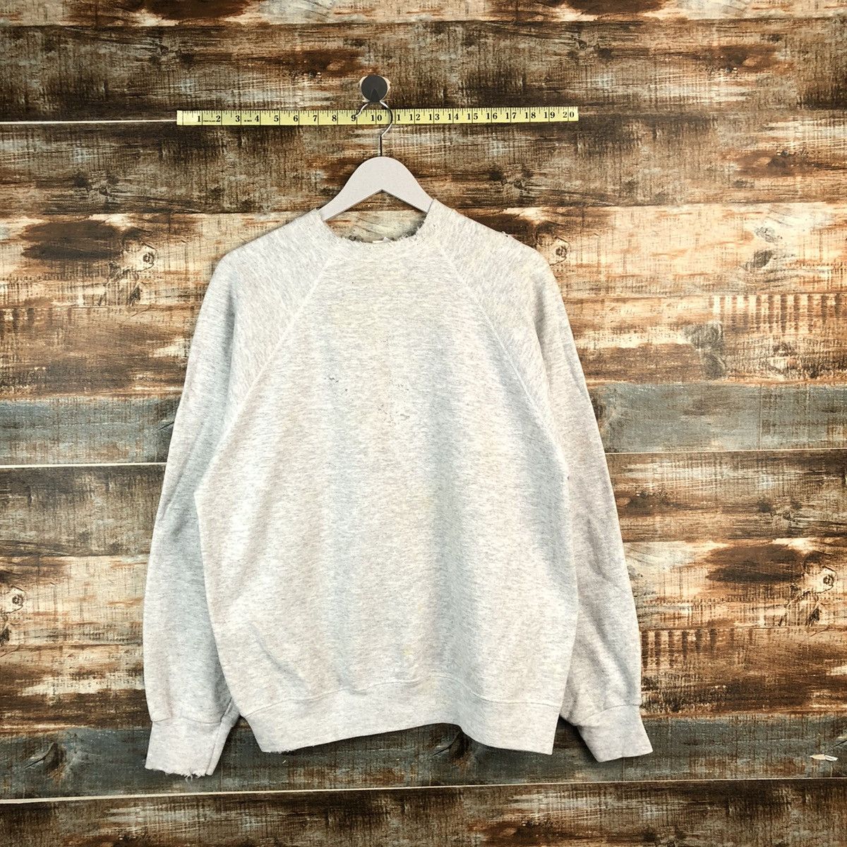 Tultex vintage ripped plain Sweatshirt #A2499