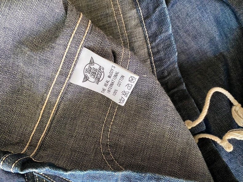 The Real McCoy's The Real McCoy Navy Denim Parka - US Navy Style Size US M / EU 48-50 / 2 - 9 Thumbnail