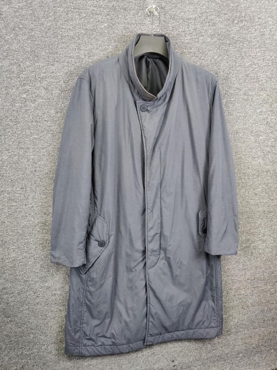 Issey Miyake Vintage 90s Issey Miyake Men Trench Coat Size US L / EU 52-54 / 3 - 5 Thumbnail