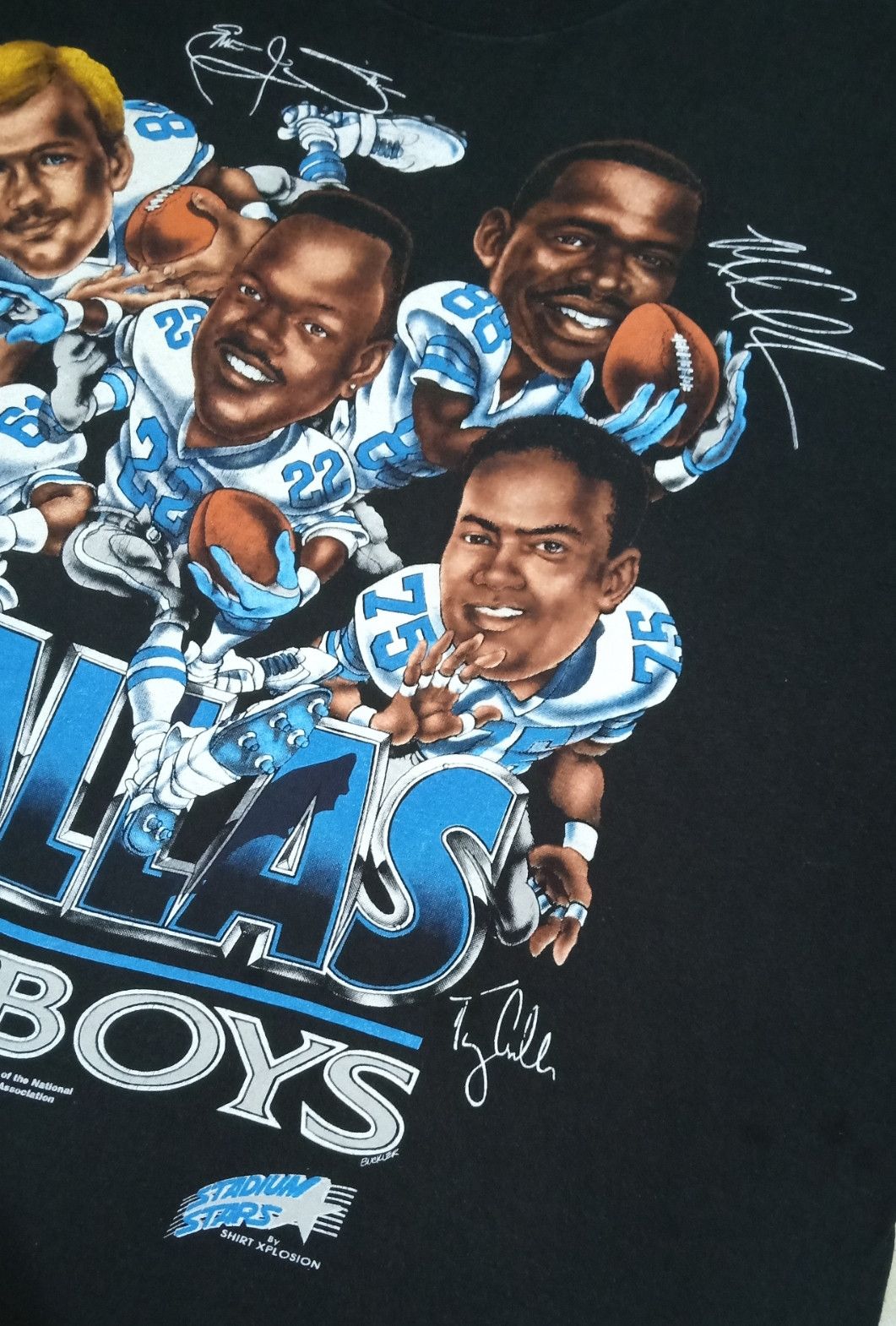 Fruit Of The Loom × NFL × Vintage Vintage 90s NFL Dallas Cowboys Da' Boys T-shirt Size US XL / EU 56 / 4 - 6 Thumbnail