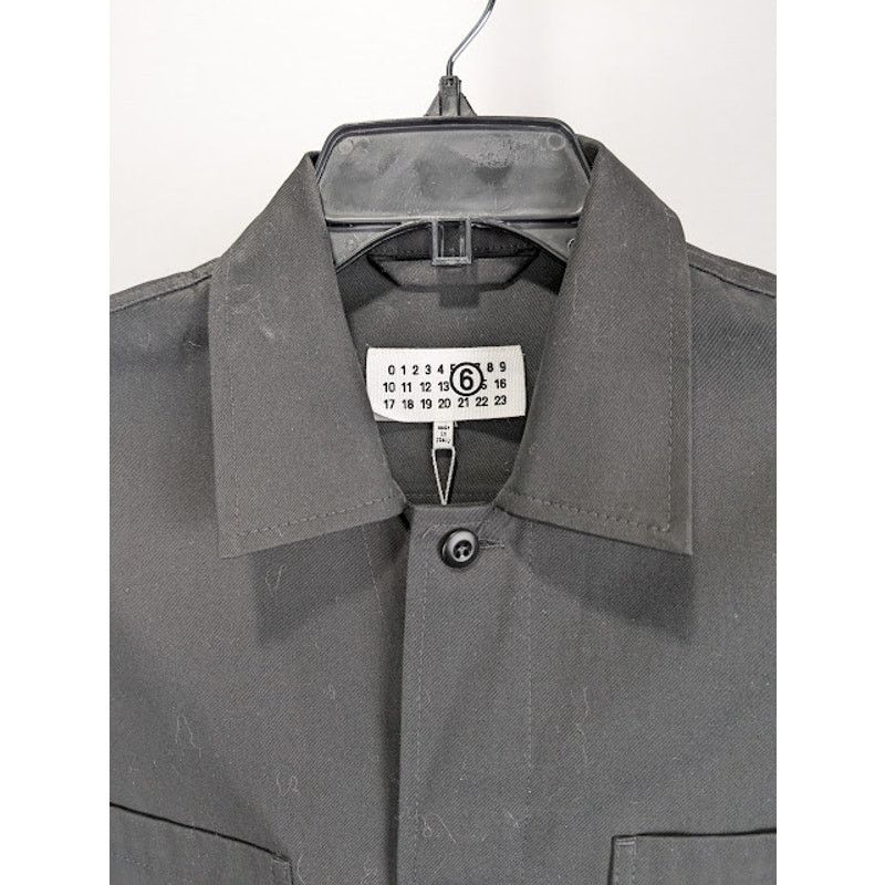 Maison Margiela o1rshd1 Short-sleeved Shirt in Black Size US M / EU 48-50 / 2 - 3 Thumbnail