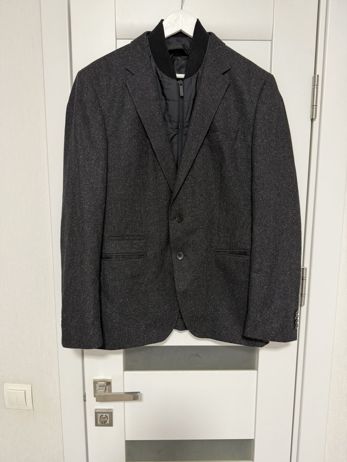 Hugo Boss Hugo Boss Zip Wool Blazer Jacket Size 52 Size 50S - 1 Thumbnail