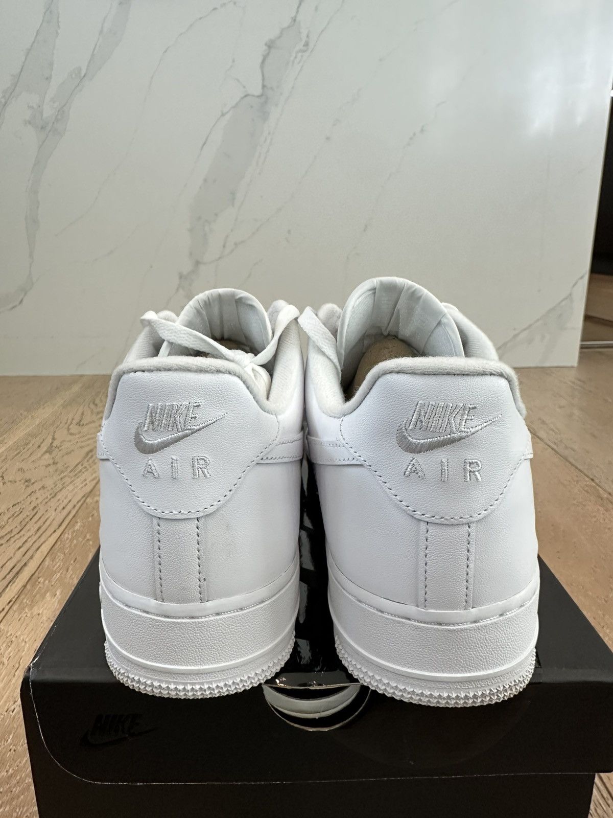 Nike × Supreme Nike Air Force 1 Low Supreme White Size US 10.5 / EU 43-44 - 3 Thumbnail