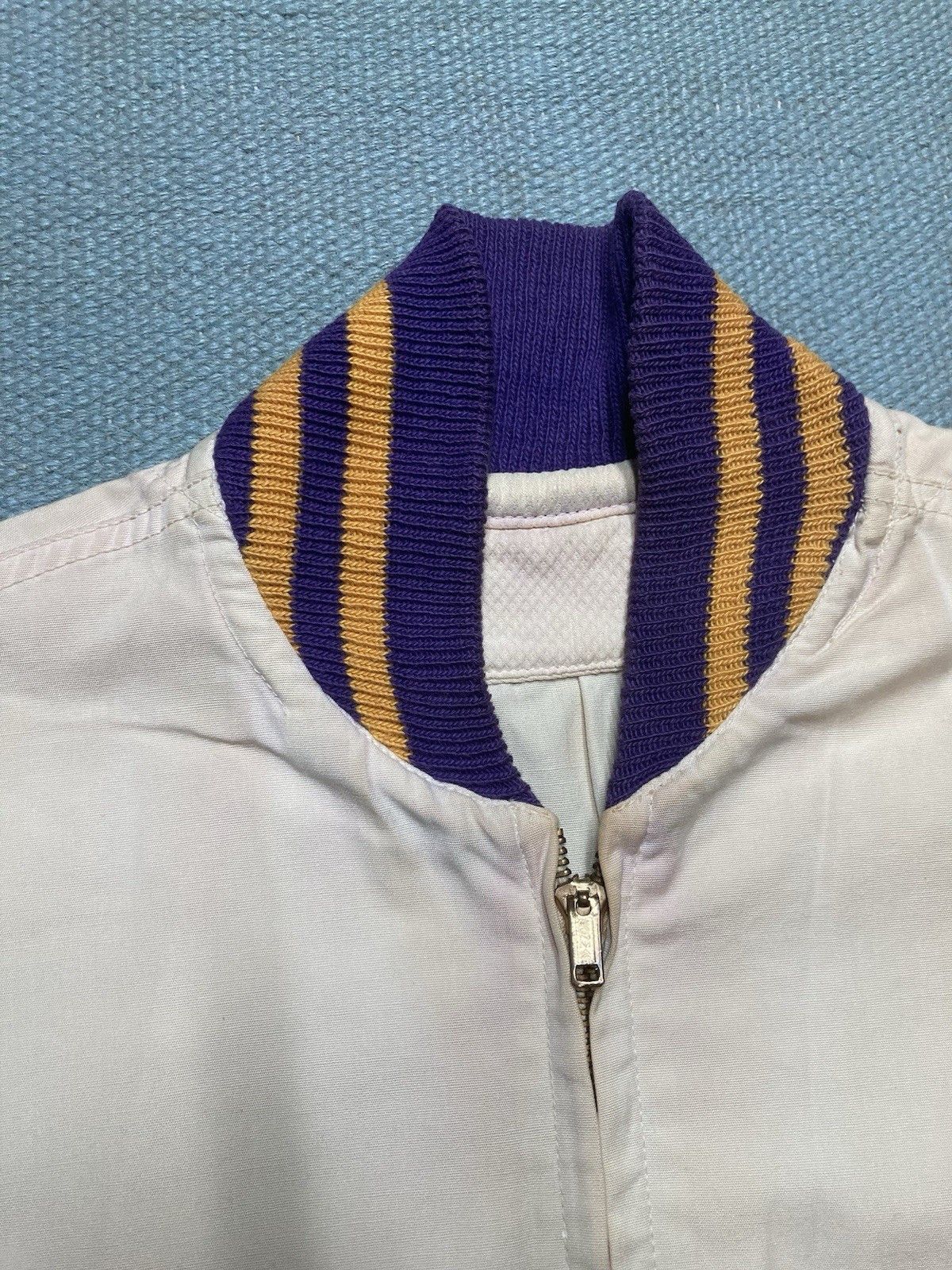 Vintage 1950s cotton bomber jacket kappa sigma fraternity champion L Size US L / EU 52-54 / 3 - 5 Thumbnail