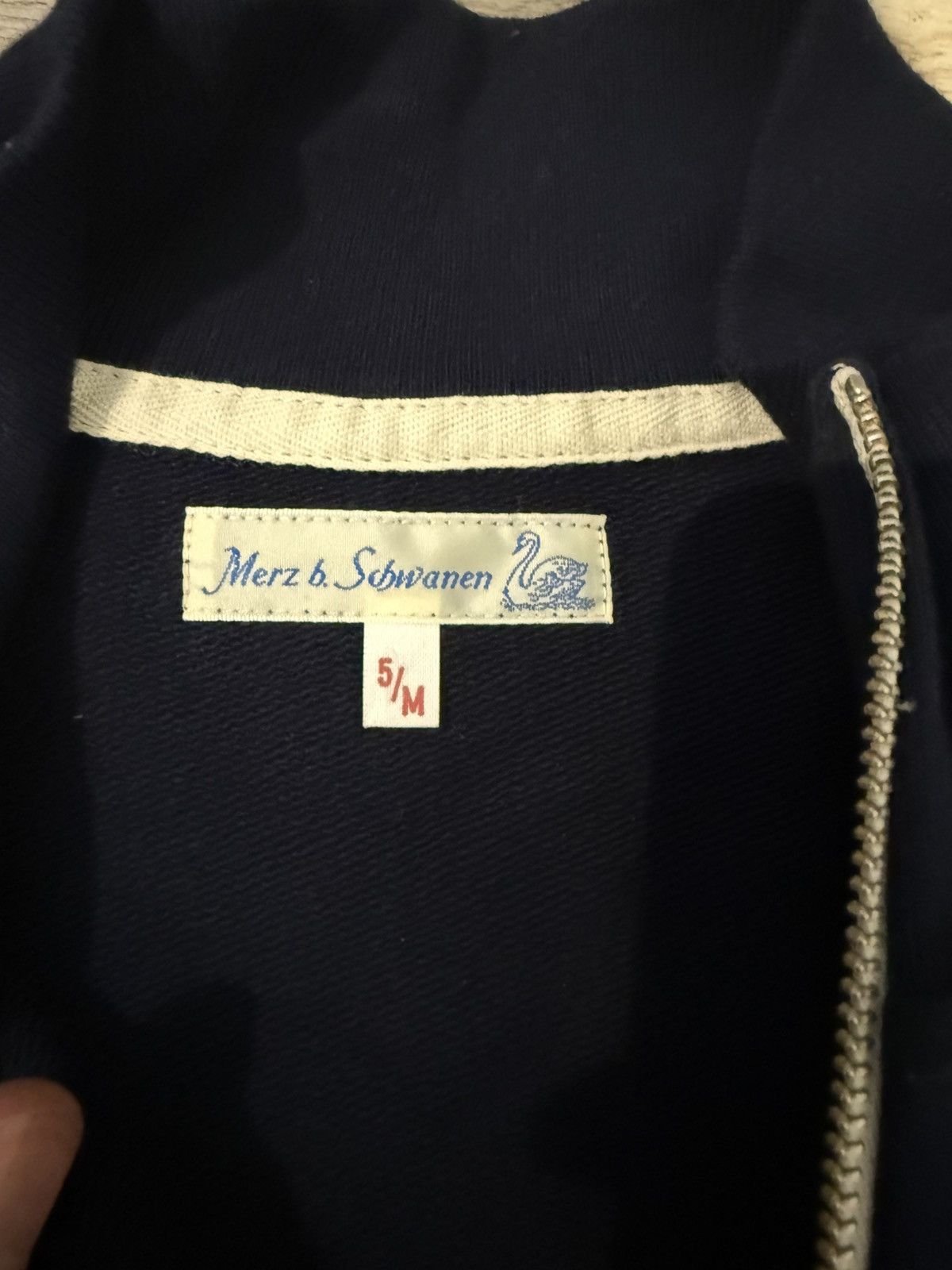 Merz B. Schwanen Navy Quarter Zip Size US M / EU 48-50 / 2 - 3 Thumbnail