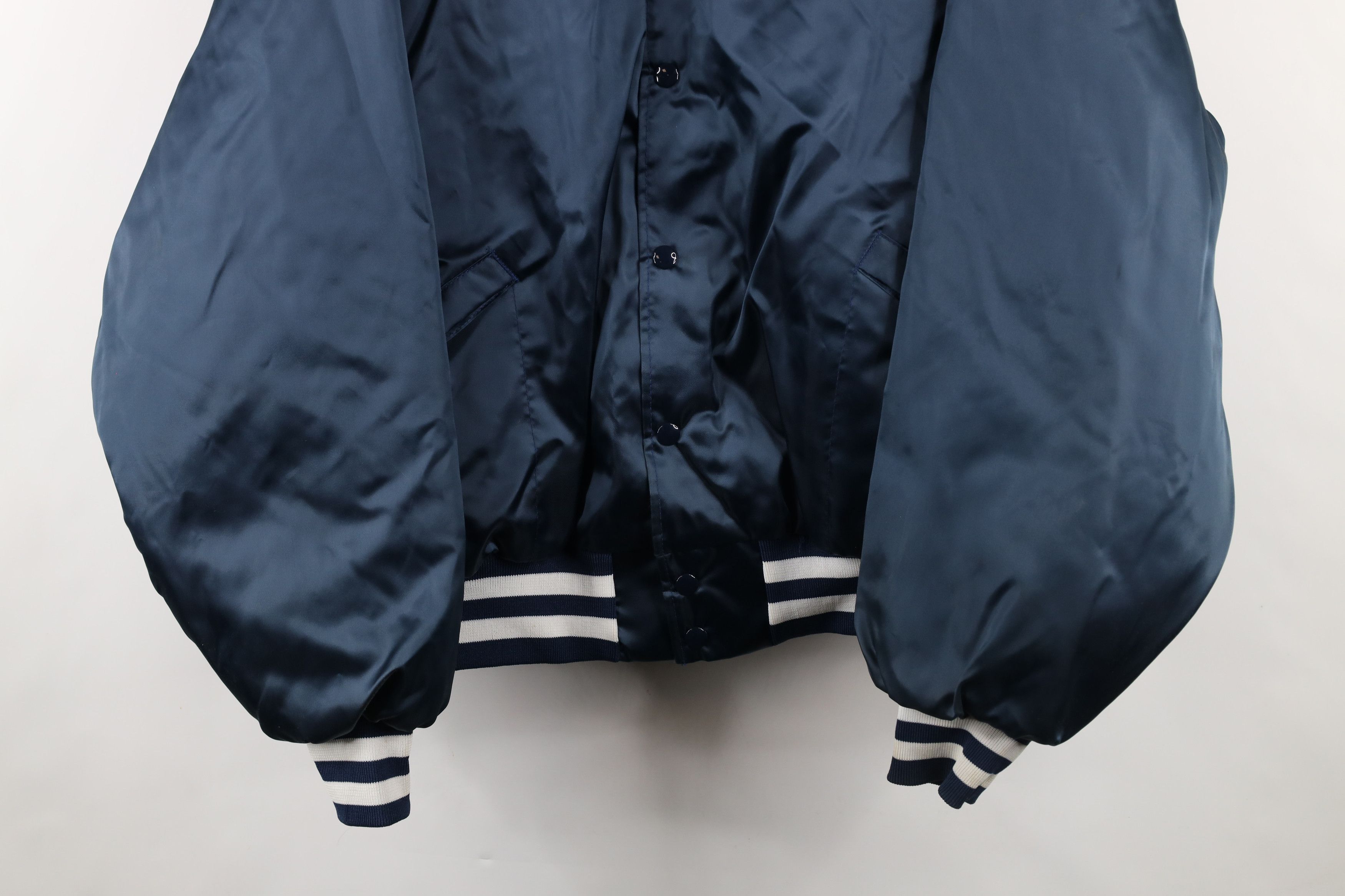 Vintage Vintage 80s Quality Bar Toledo Satin Bomber Jacket USA Size US XXL / EU 58 / 5 - 3 Thumbnail