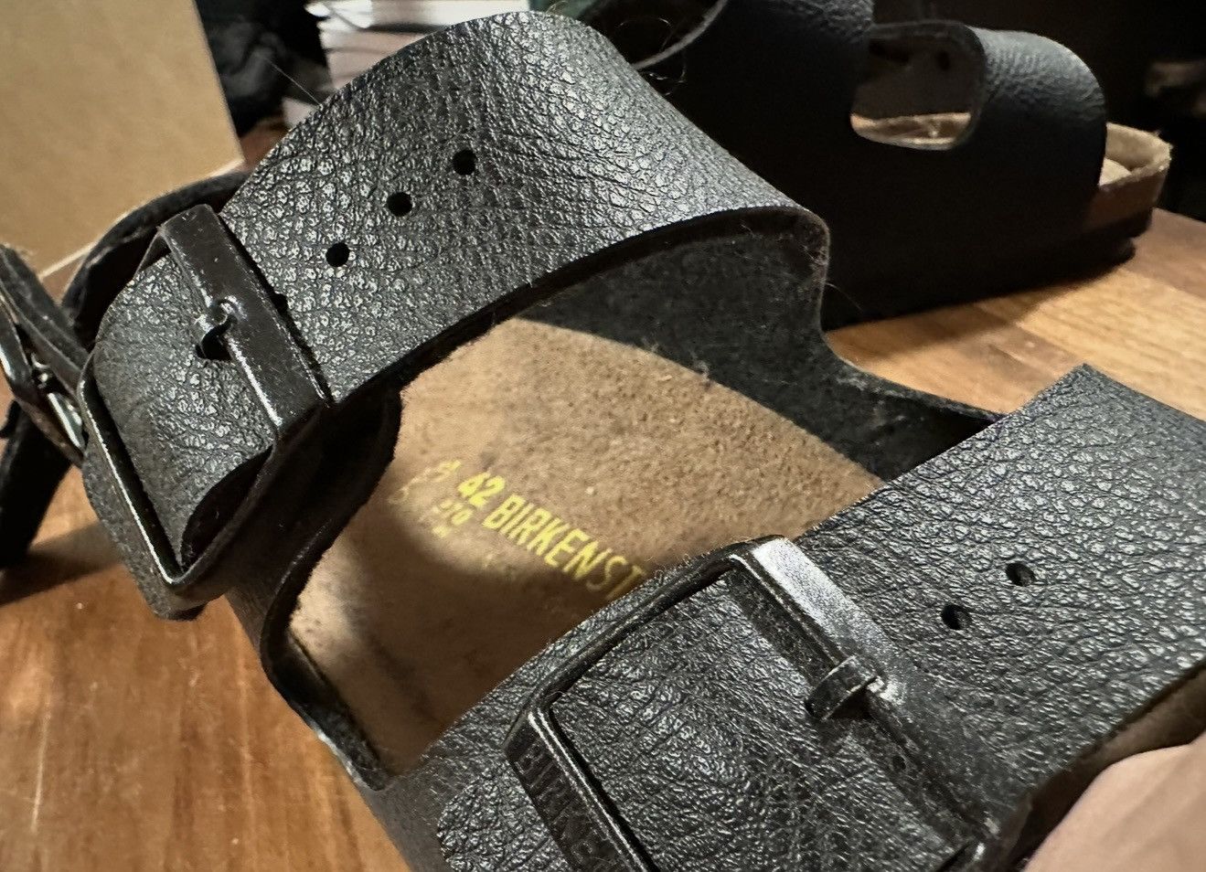 Birkenstock Men’s Birkenstock Sandal - 2 toe strap + heel - sz 10 Size US 9 / EU 42 - 6 Thumbnail