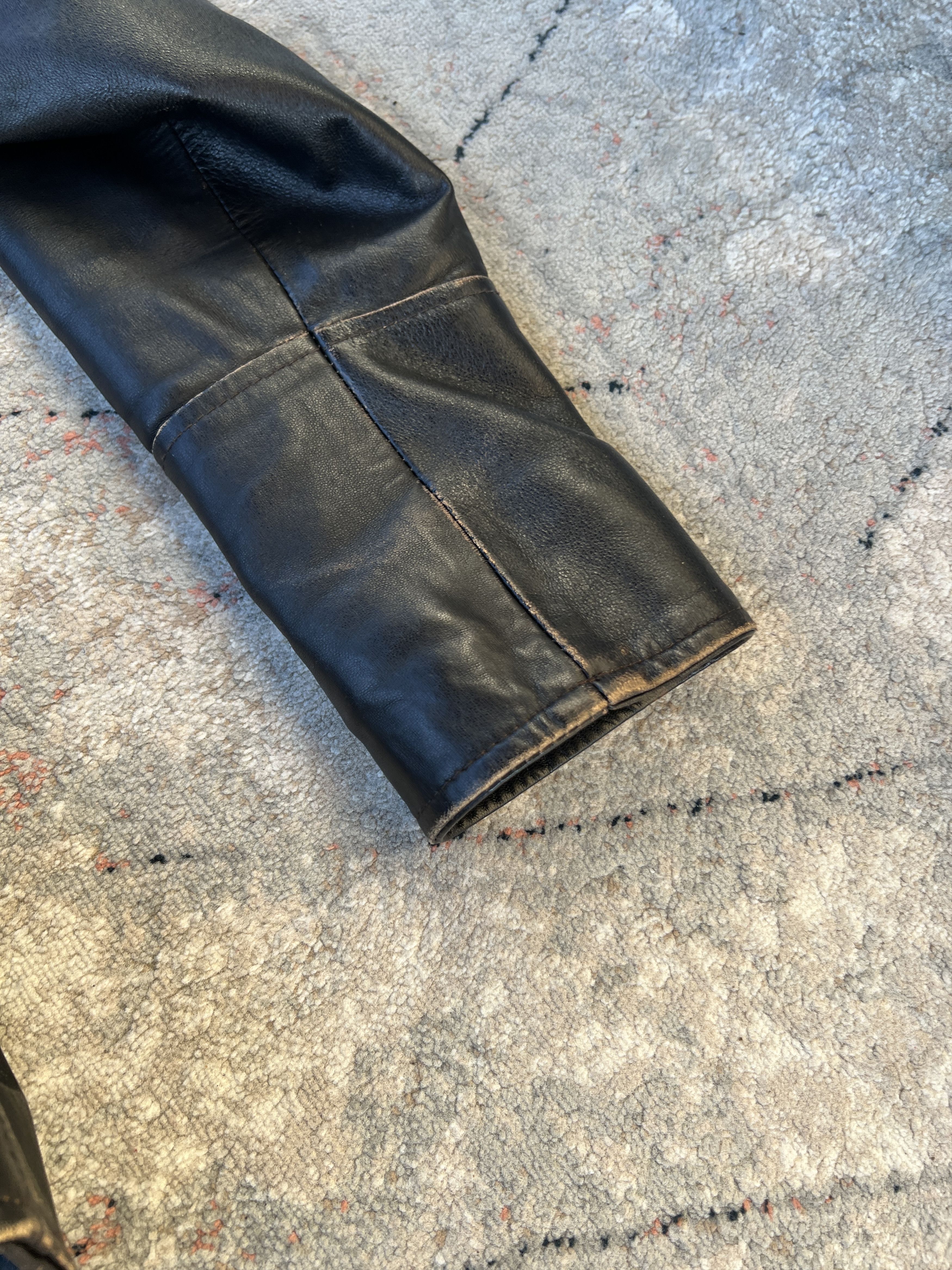 Vintage Moda Pelle Vintage Leather Jacket Size L / US 10 / IT 46 - 14 Thumbnail