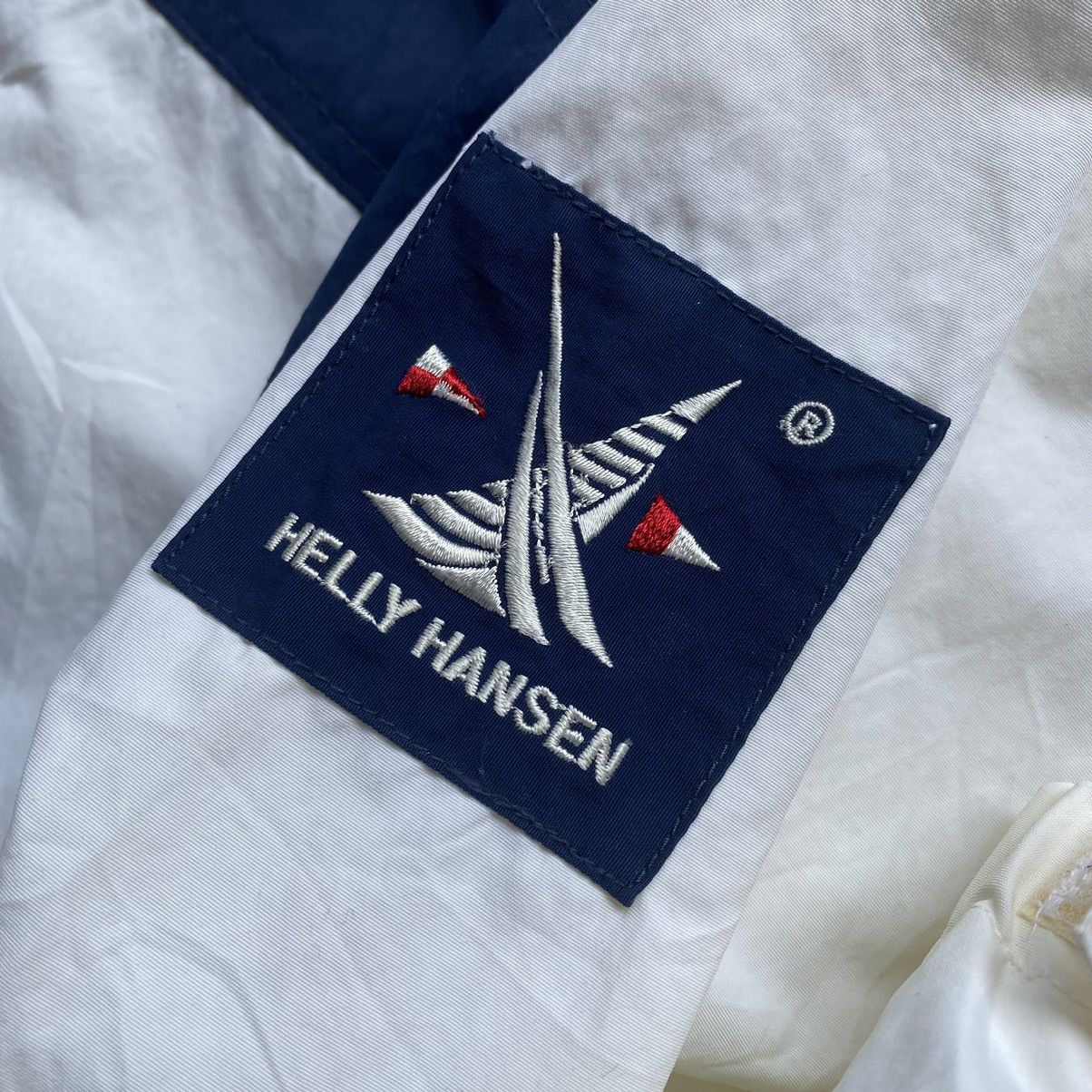 Helly Hansen 🔥VINTAGE HELLY HANSEN NAVAL GEAR CAGOULE JACKET RARE Size US L / EU 52-54 / 3 - 6 Thumbnail