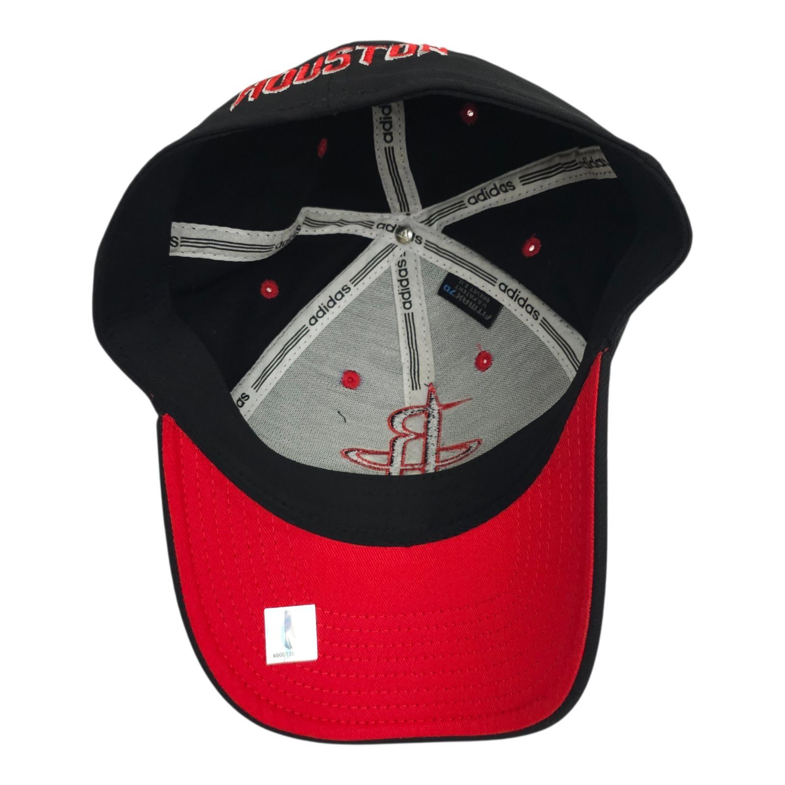 Adidas Adidas Houston Rockets Drip Logo Hat S/M Cap Black Red NBA Size ONE SIZE - 5 Thumbnail