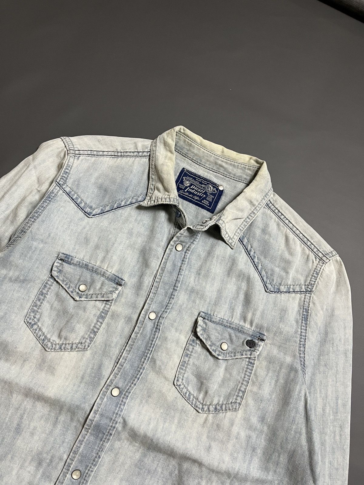 Diesel Diesel Western Denim Shirt Size US L / EU 52-54 / 3 - 2 Thumbnail