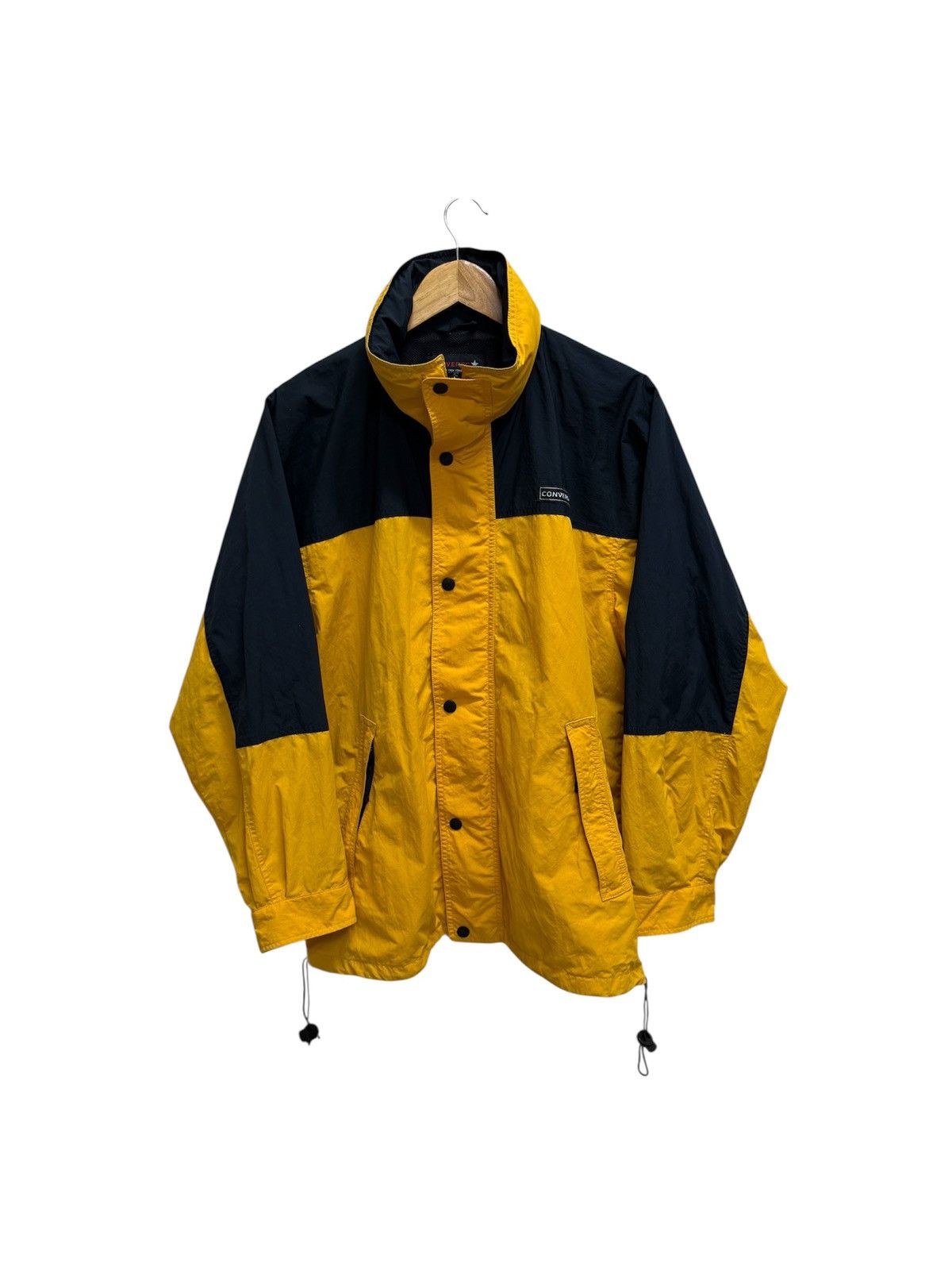 Converse Vintage Converse Outdoor Jacket Hiden Hoodie Size US L / EU 52-54 / 3 - 1 Thumbnail
