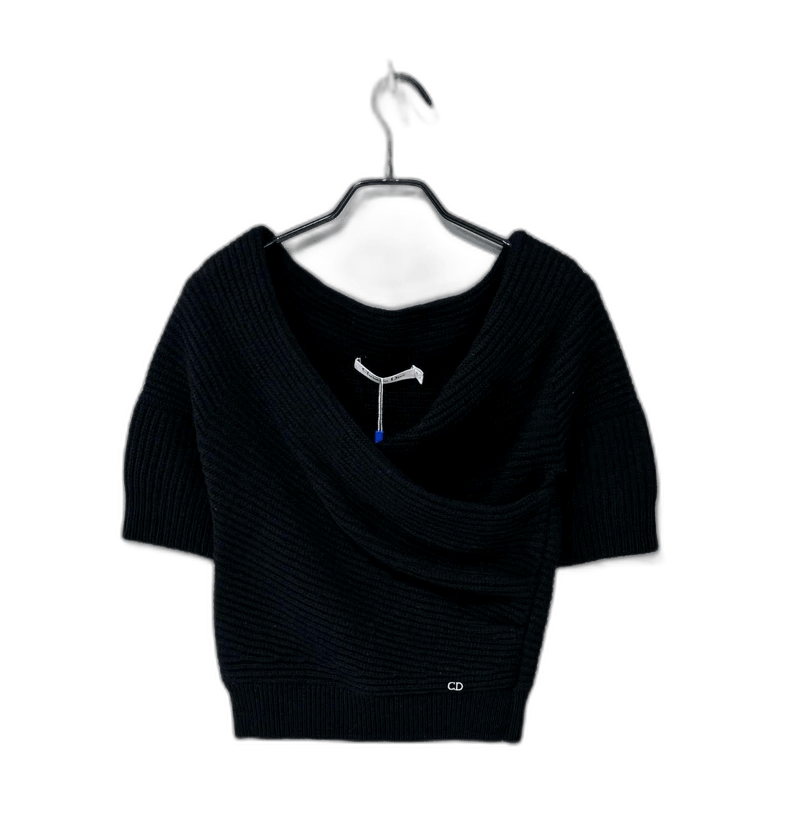 Dior CD Metal Knit Cashmere Sweater by Dior-2505 Size S / US 4 / IT 40 - 1 Thumbnail