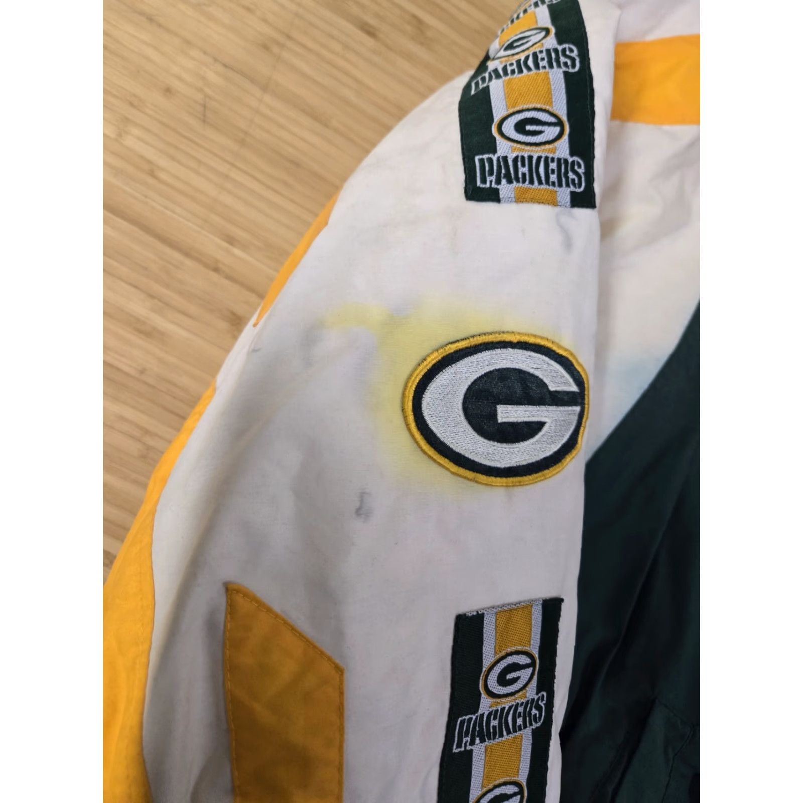 Vintage VINTAGE First Down Green Bay Packers Puffer Jacket Men L Green NFL USA Logo Jacket WinterMens Size US L / EU 52-54 / 3 - 5 Thumbnail