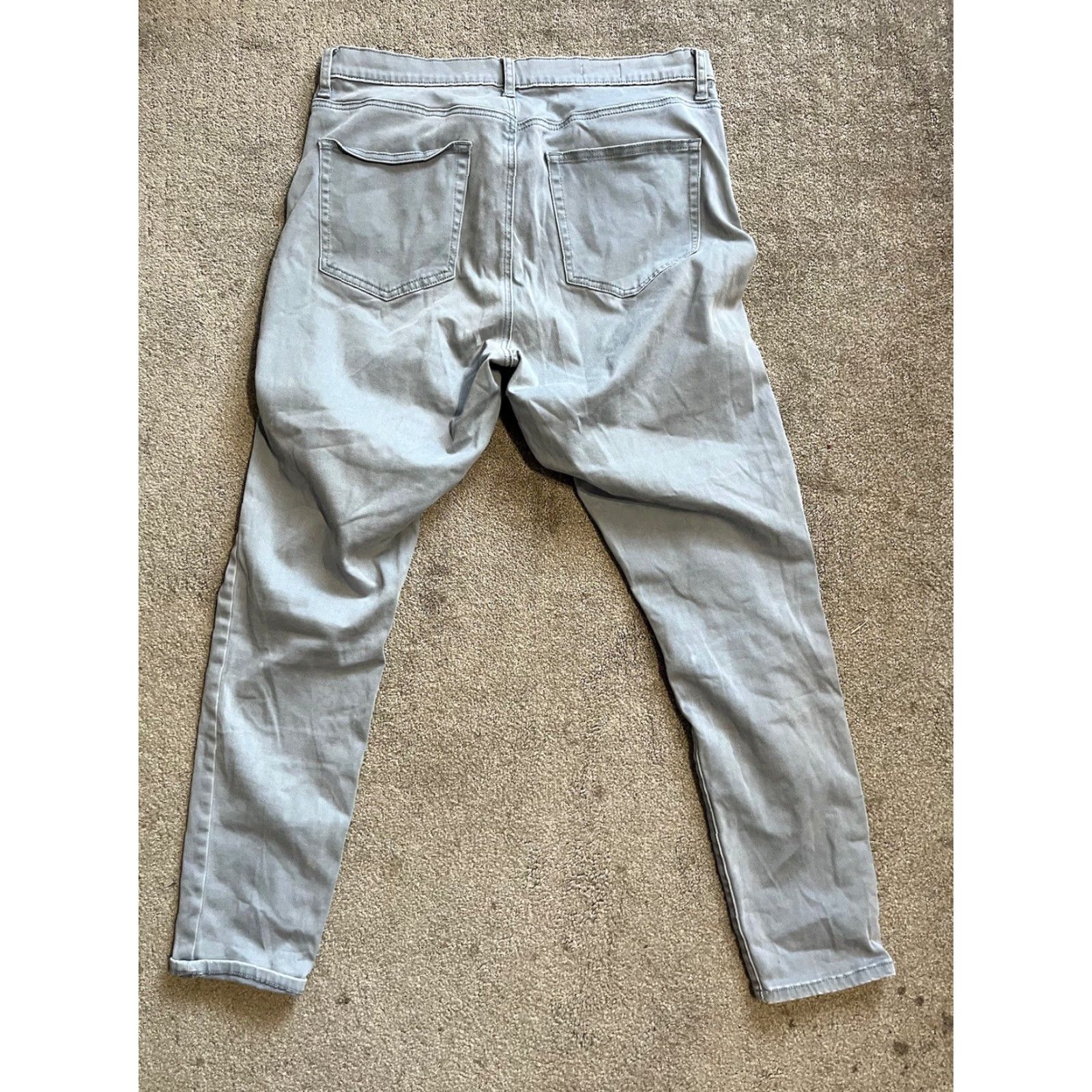 Gap Women’s Gap 1969 High Rise Skinny Jeans Size 33R Stretch Denim Gray Size 24" / US 00 / IT 34 - 3 Thumbnail