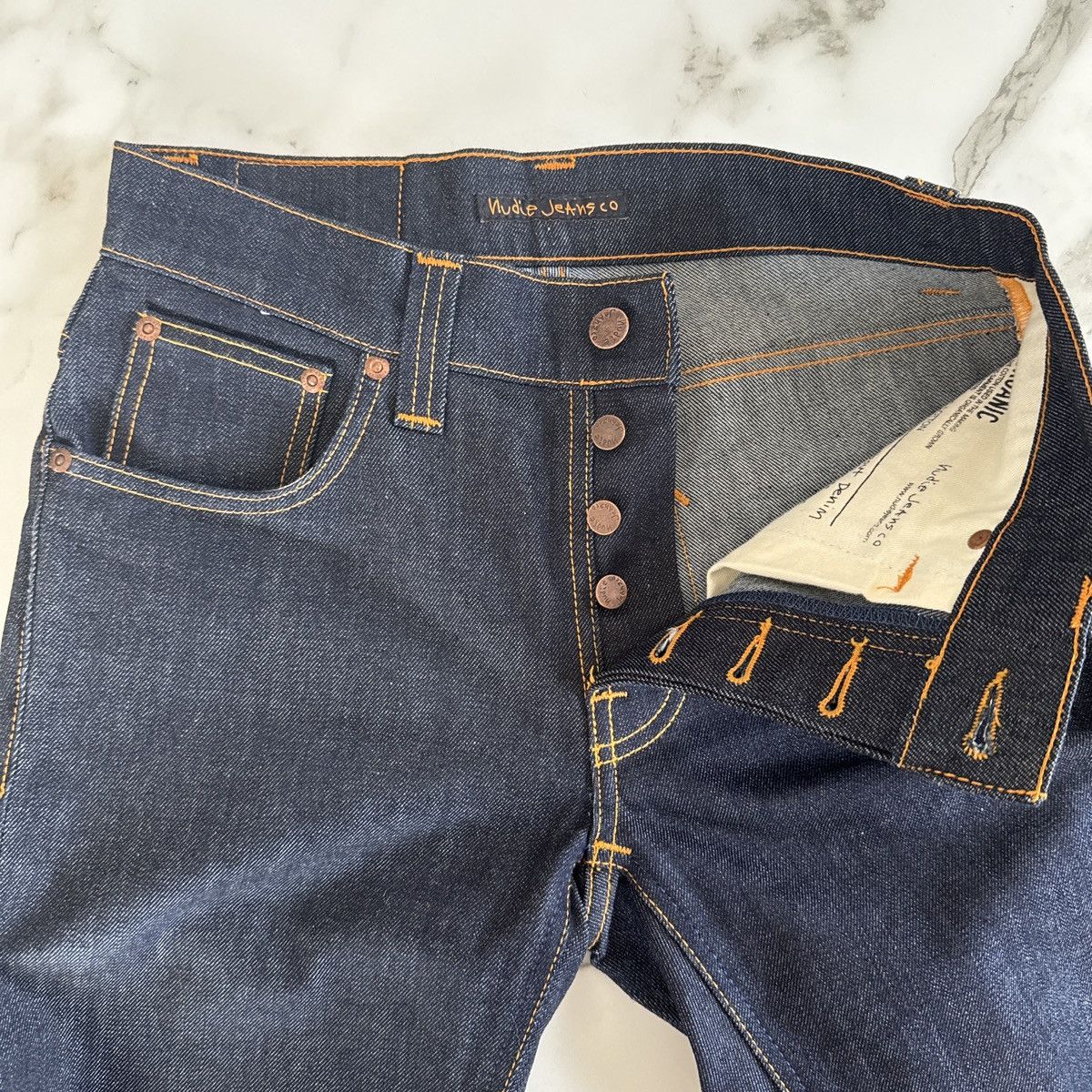 Nudie Jeans Nudie Jeans Co Button Fly Size US 29 - 8 Thumbnail