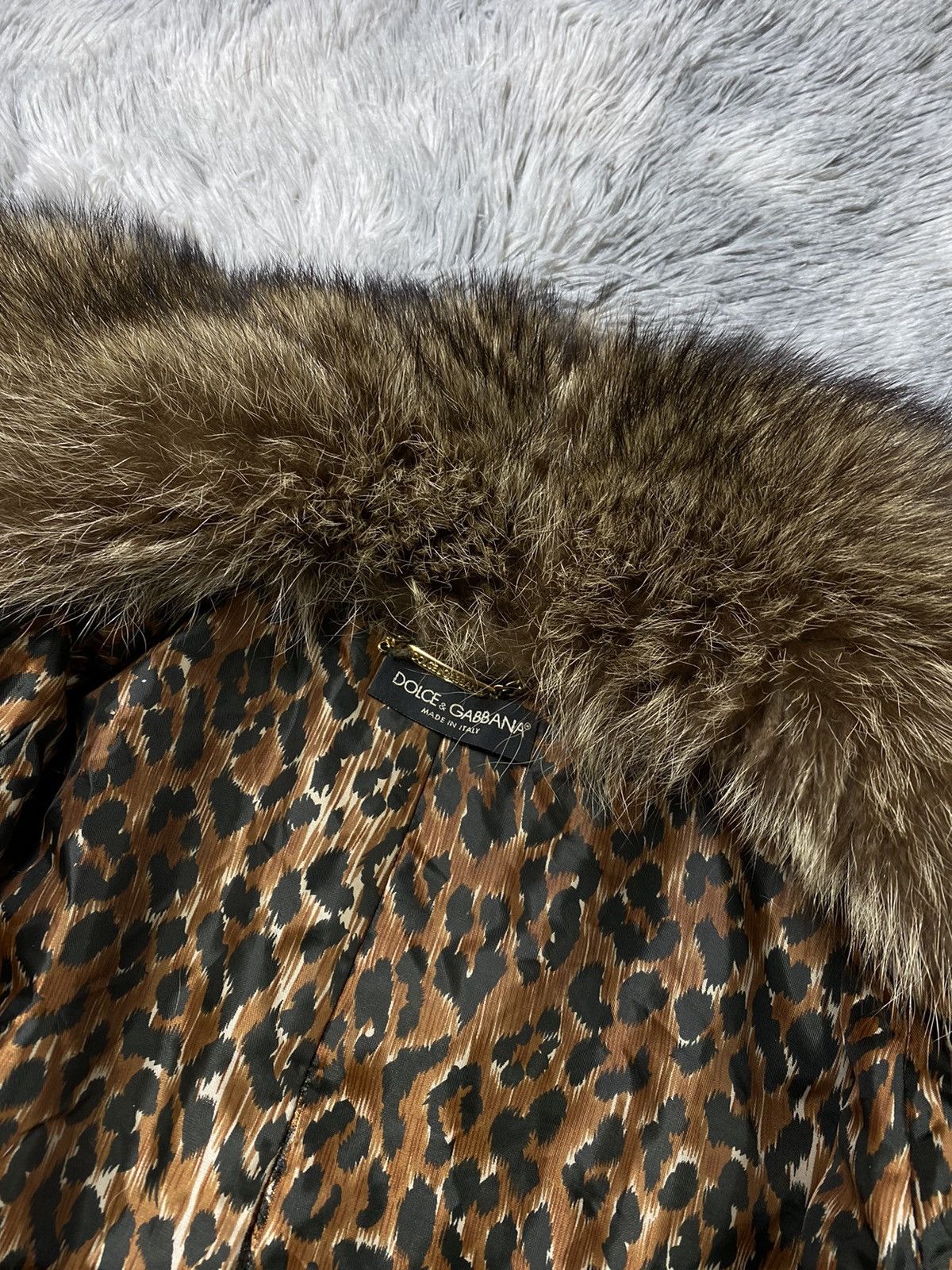 Dolce & Gabbana × Leather × Vintage Dolce & Gabbana Shearling Leather Jacket | Japanese Brand Size M / US 6-8 / IT 42-44 - 9 Thumbnail