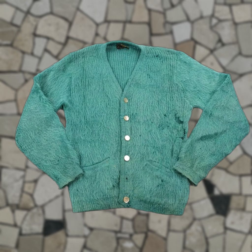 Nirvana × Vintage Vintage 60s Drummond Shaggy Man Mohair Cardigan